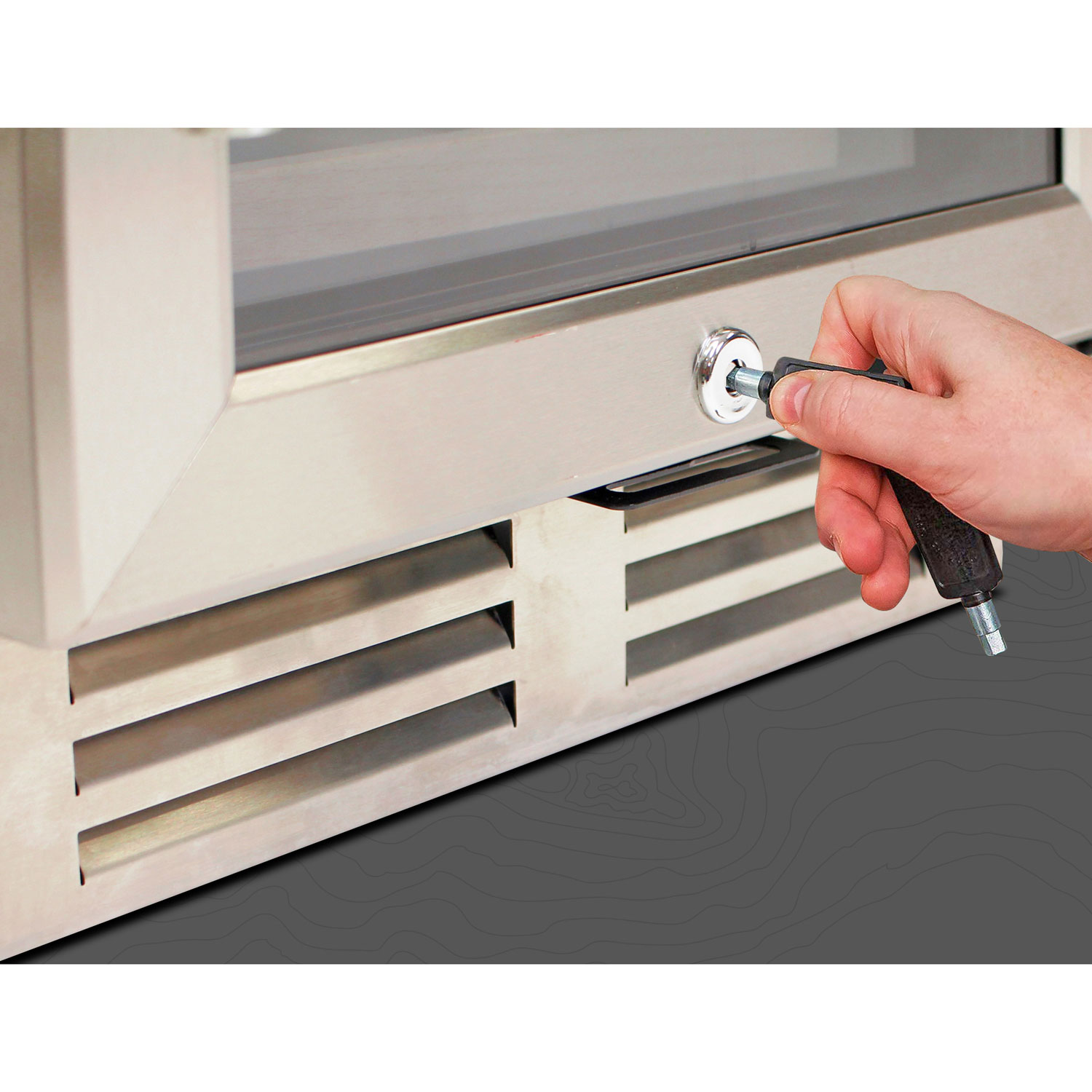 Réfrigérateur à vin à deux zones 15 po pour dessous de comptoir de 28 bouteilles avec verrou de Koolatron