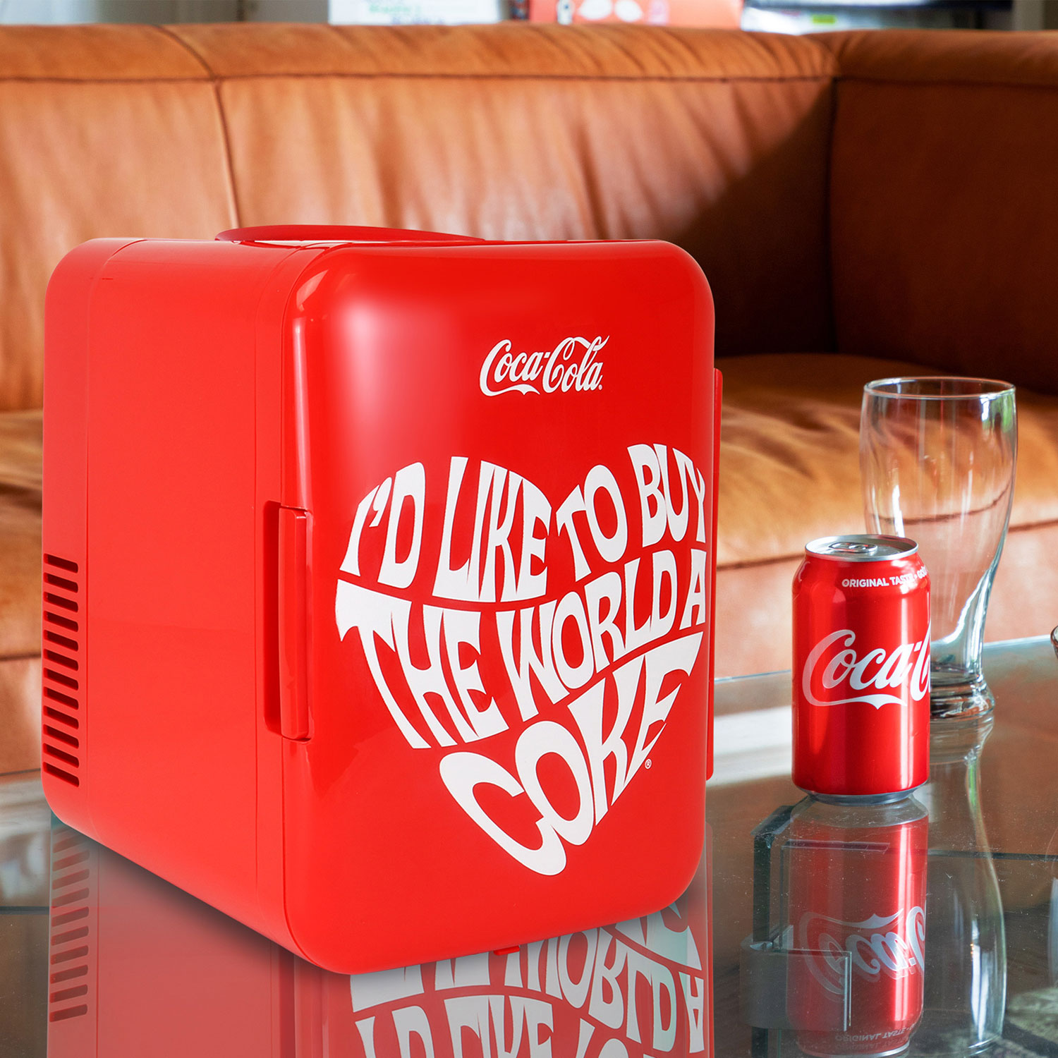 Miniréfrigérateur de bar portatif de 0,14 pi³ Coca-Cola