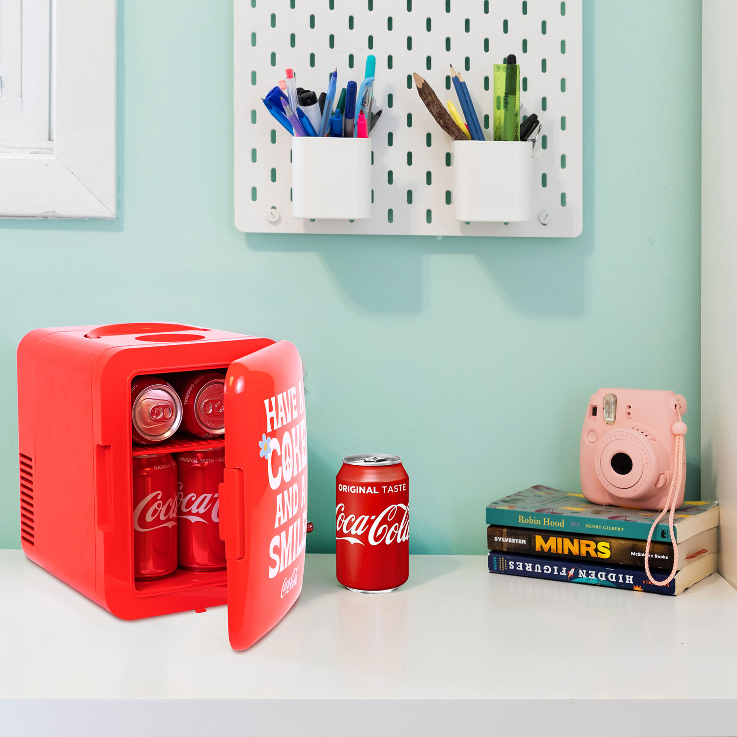 Coca-Cola 0.14 Cu. Ft. Portable Mini Fridge