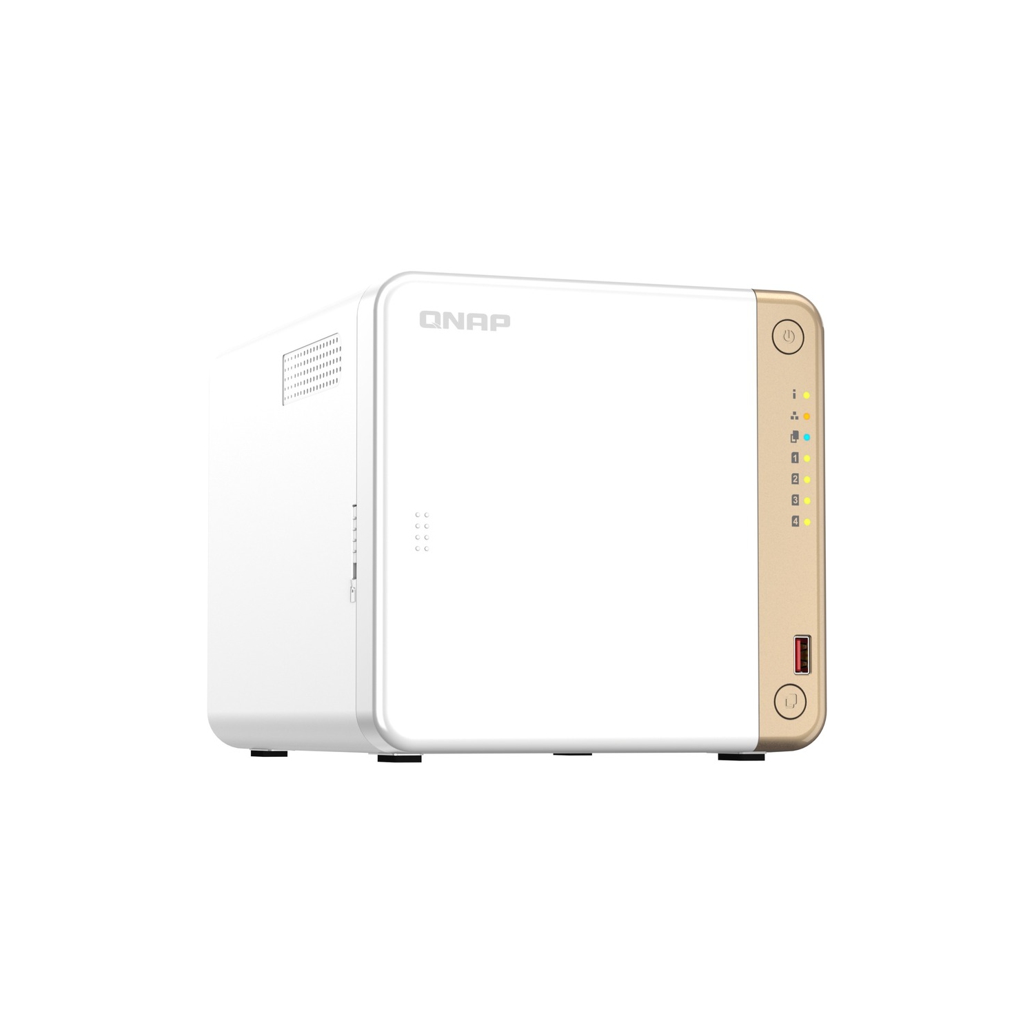 QNAP TS-462-4G-US 4 Bay Multimedia Desktop NAS with Intel Celeron Dual-core Processor with M.2 PCIe Slots and PCIe expandability and 2.5GbE Network