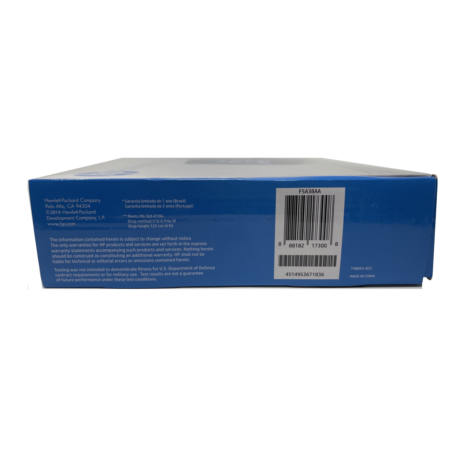 New - HP ElitePad Rugged Case Compatible for ElitePad 900 & 1000 G2 - F5A38AA