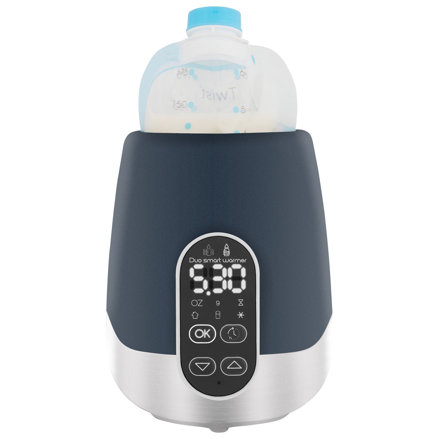 Chauffe-biberon intelligent Duo de Babymoov - Bleu