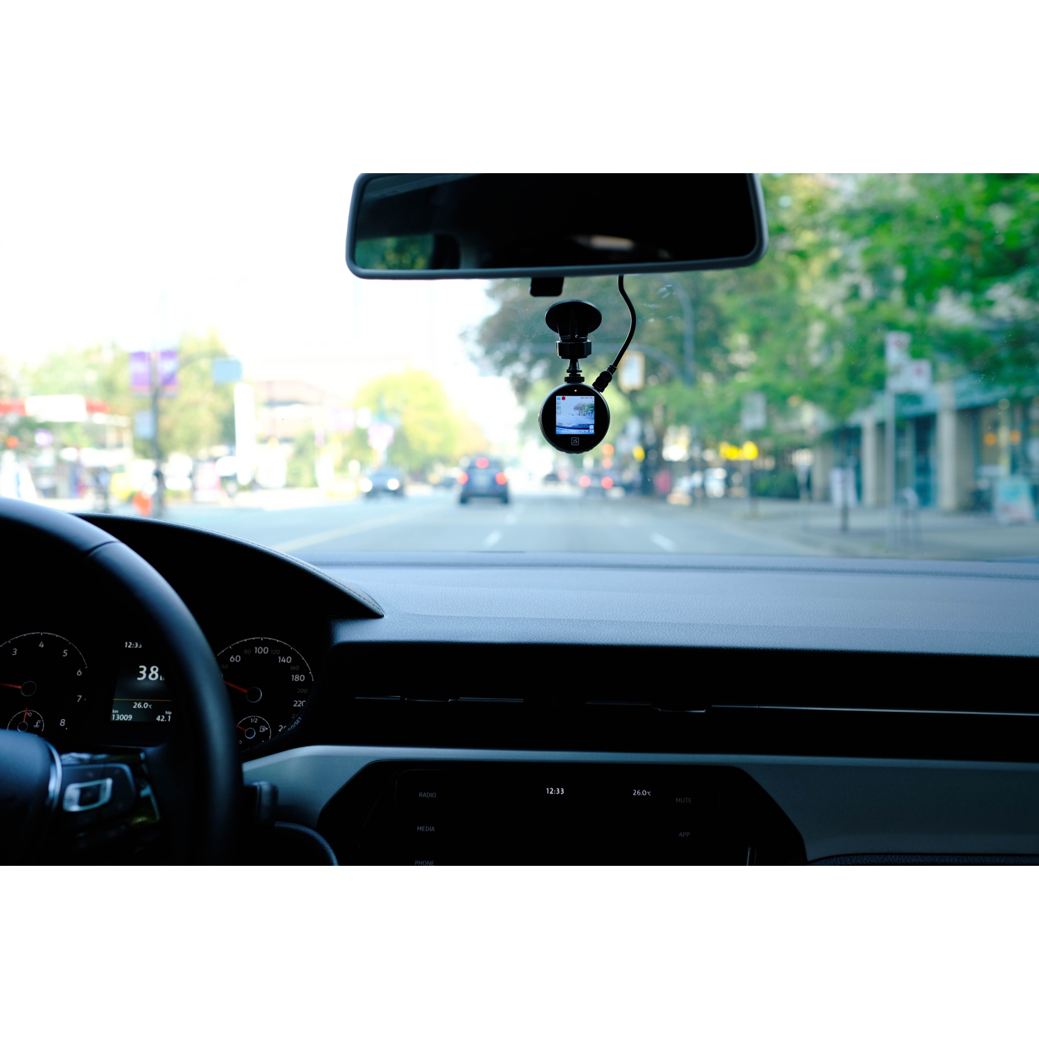 Caméra tableau de bord 1080p HD intégrale Mini Dash Cam JS innovations écran DEL 1,5 po - Exclusivité BBY