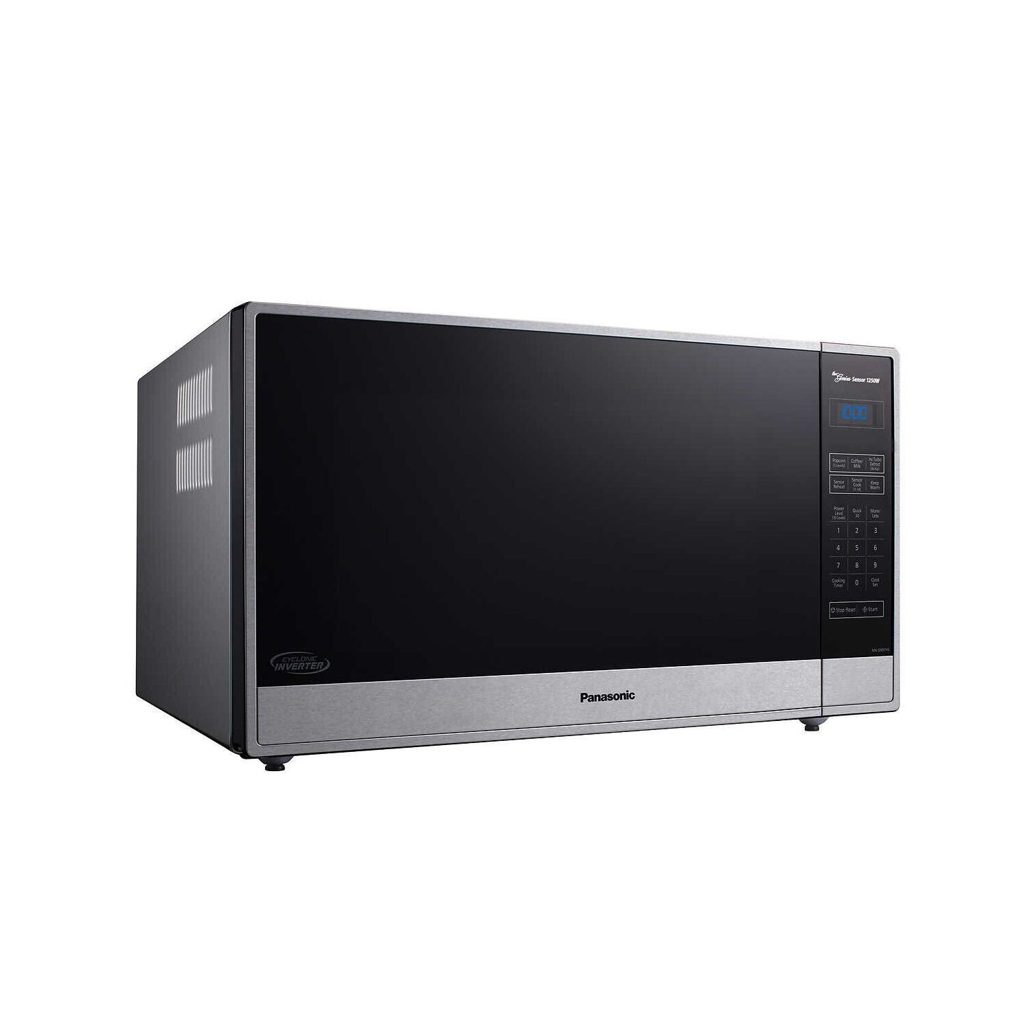 Panasonic Family Size 2.2CuFt Countertop Microwave Oven with Cyclonic Inverter (Refurbished) Good