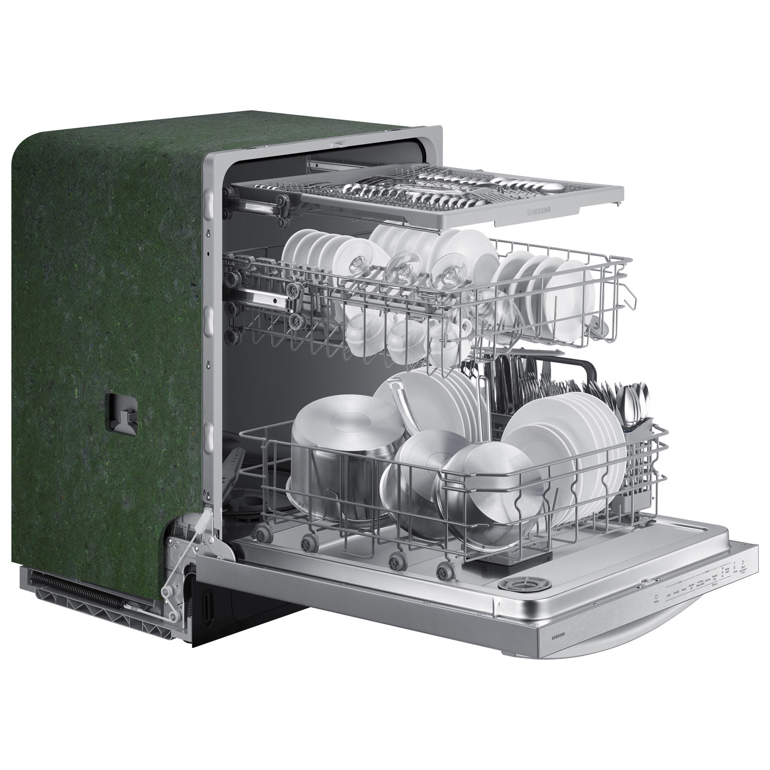 Samsung 24" 51dB Built-In Dishwasher with Third Rack - Stainless Steel