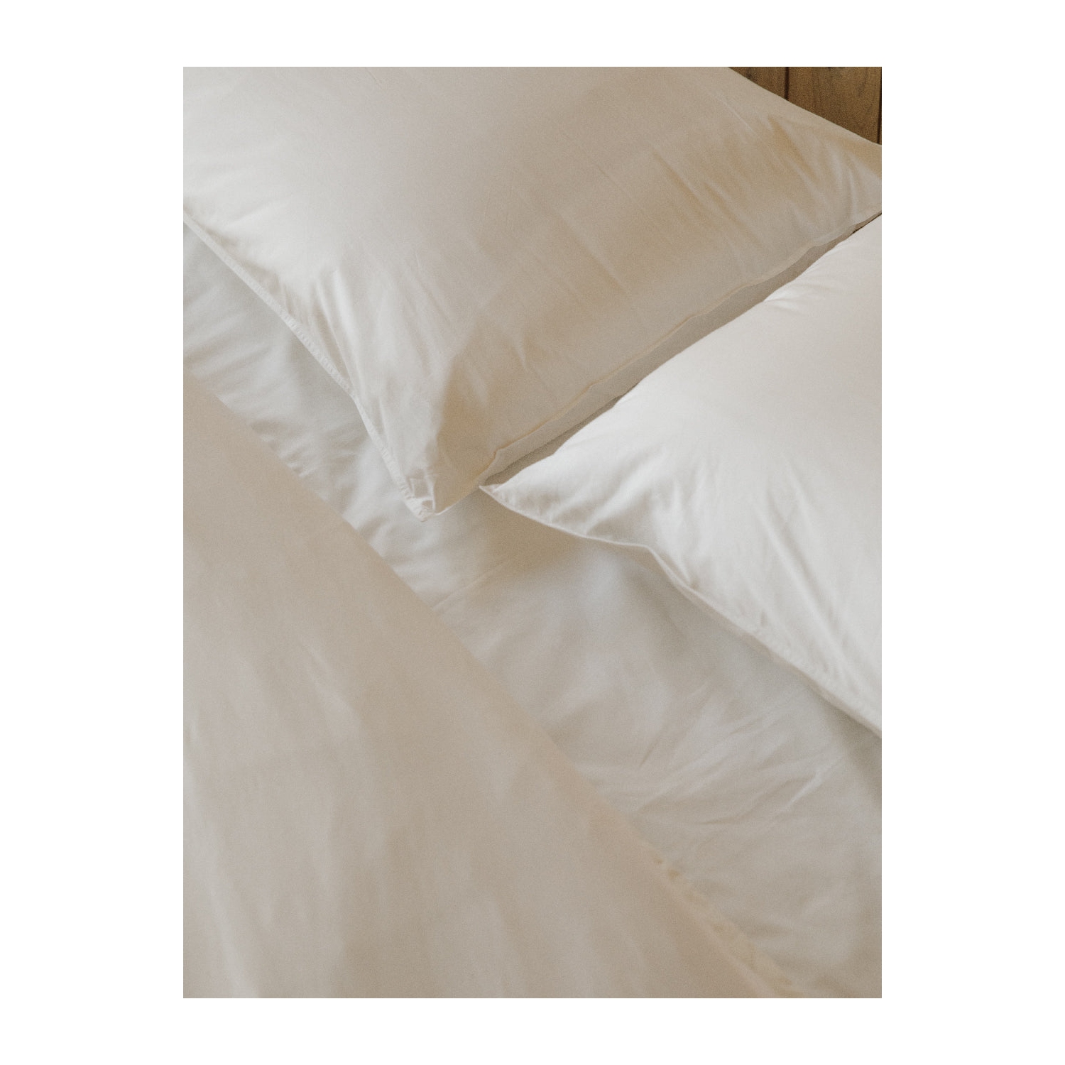 Percale Bed Sheet Set - Certified Fairtrade and GOTS Organic Cotton