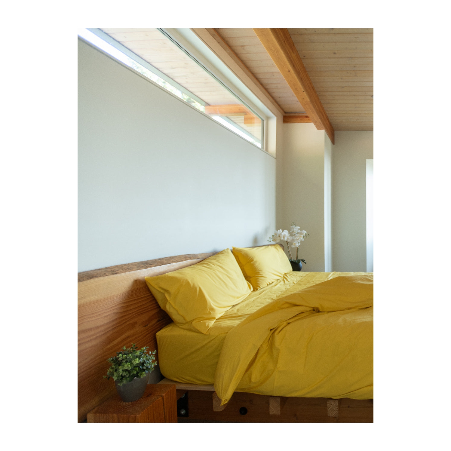 Percale Bed Sheet Set - Certified Fairtrade and GOTS Organic Cotton