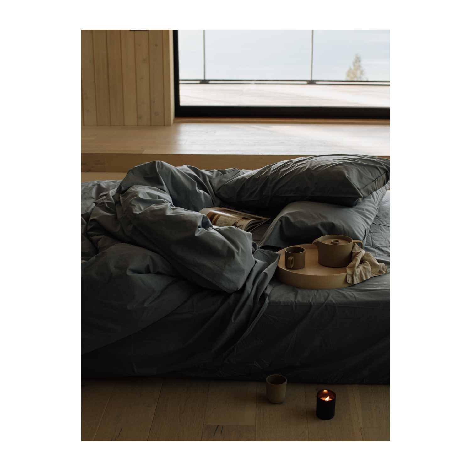 Percale Bed Sheet Set - Certified Fairtrade and GOTS Organic Cotton