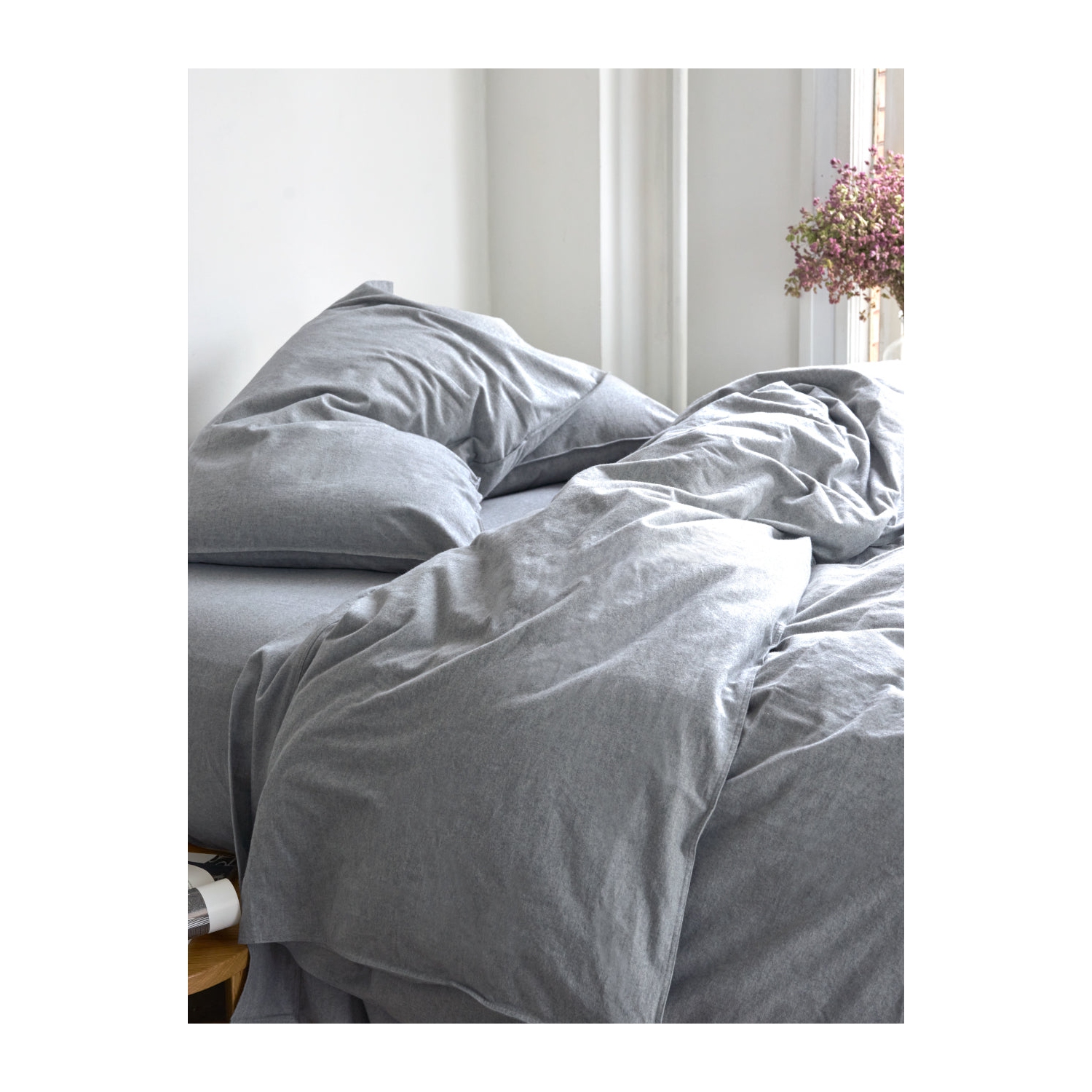 Housse de couette en flanelle biologique – coton biologique certifié Fairtrade et GOTS