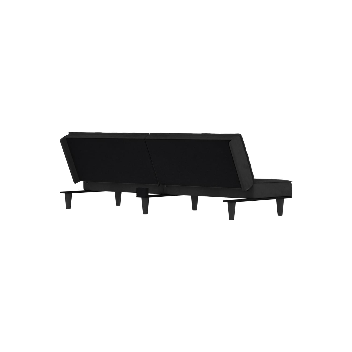 vidaXL Sofa Bed Dark Grey Velvet