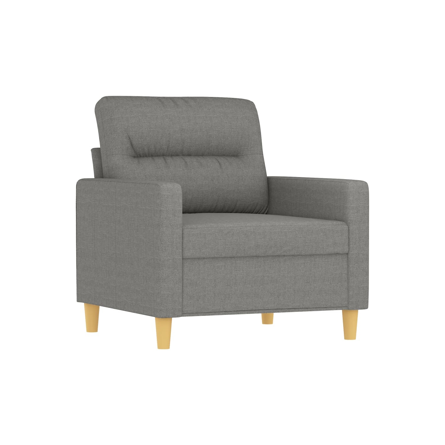 vidaXL Sofa Chair Dark Grey 60 cm Fabric