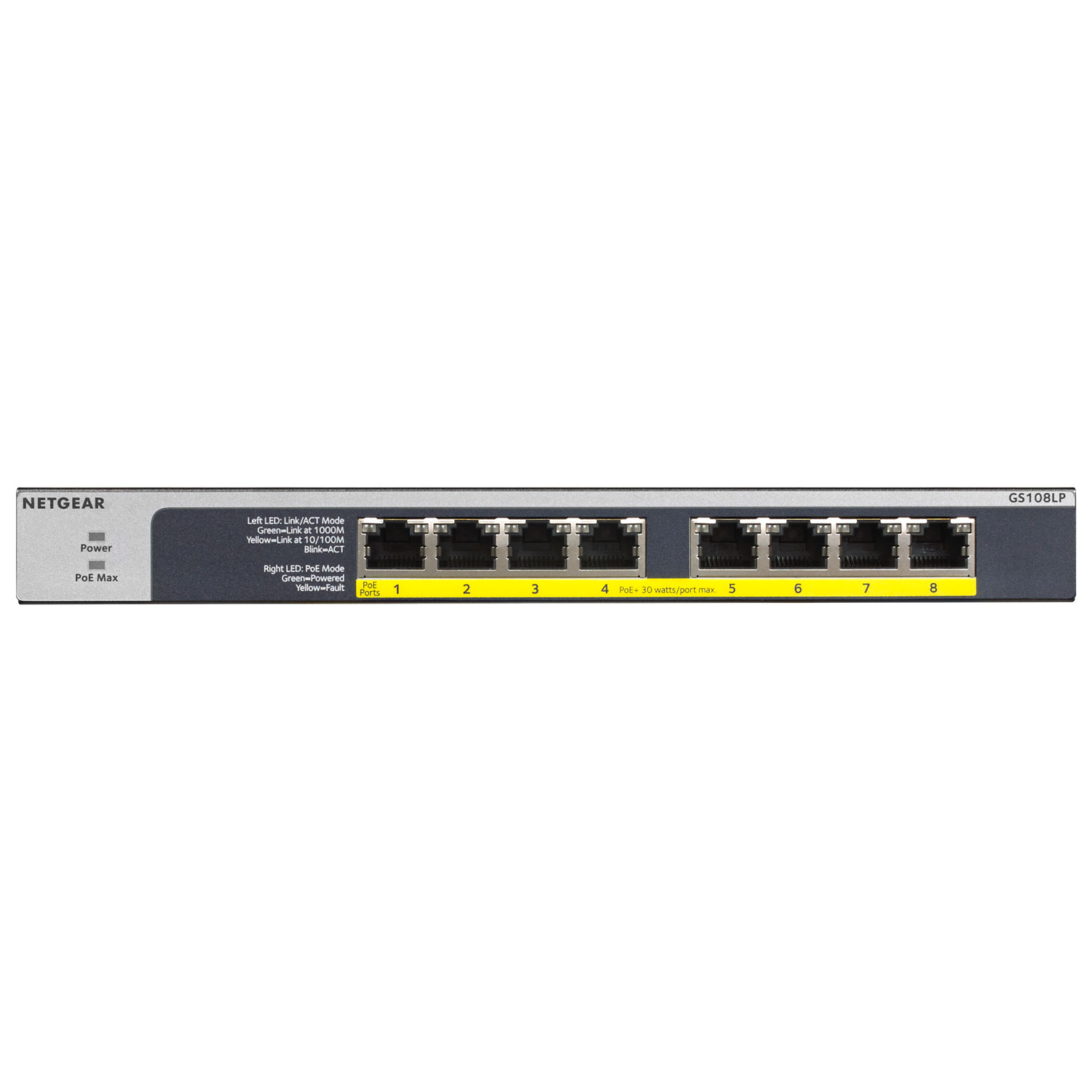 Commutateur réseau Gigabit à 8 ports de Netgear