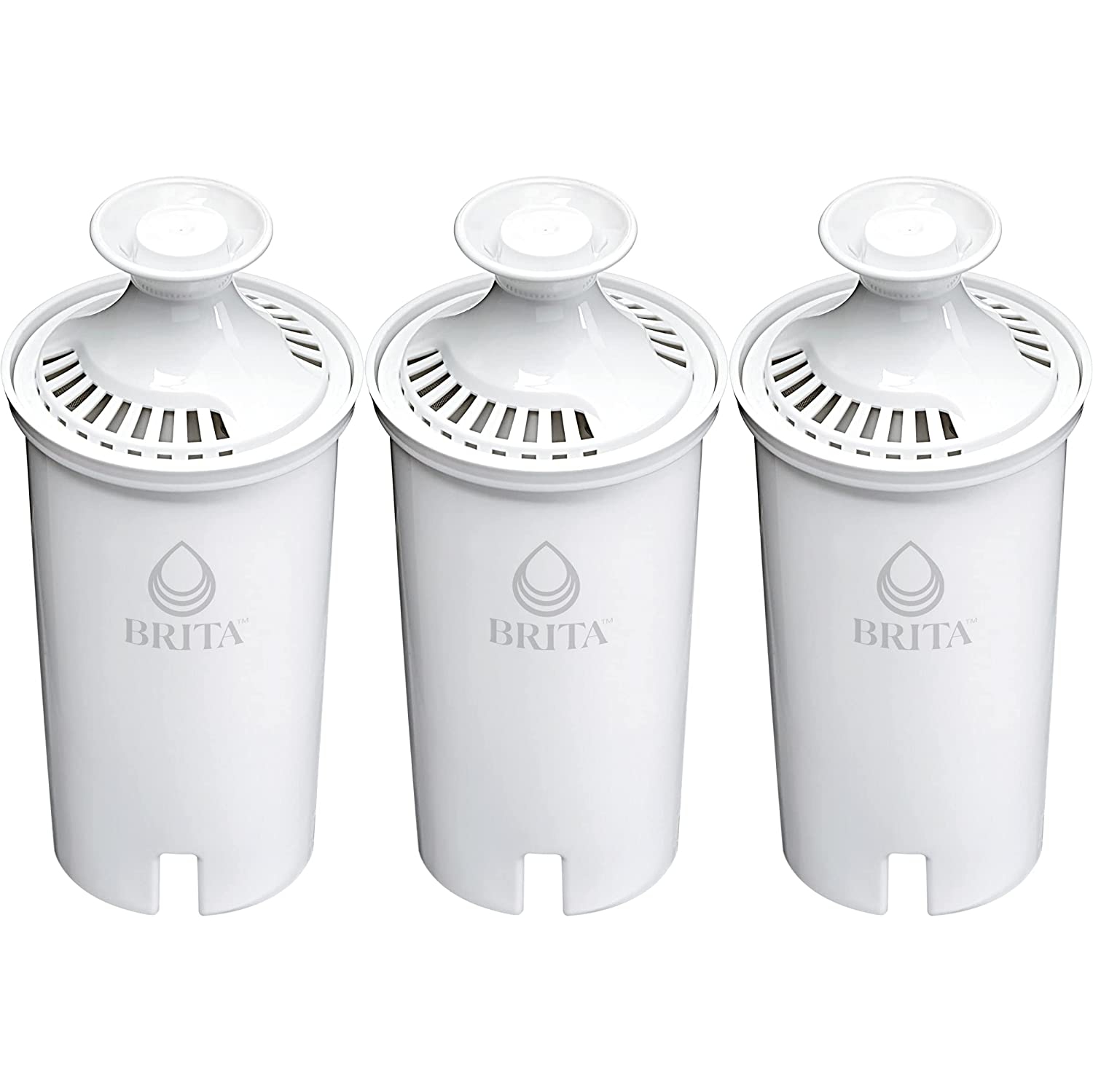 Filtre à eau standard Brita, filtres de rechange standard pour pichets et distributeurs, sans BPA, 3 unités