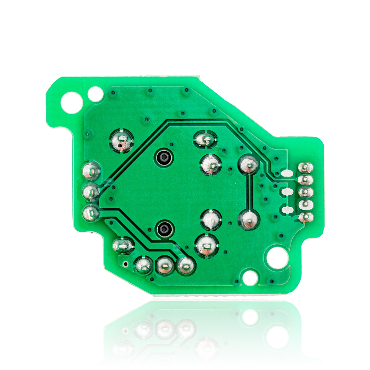 Manche analogique 3D de rechange avec carte de circuits imprimés compatible avec le GamePad de Nintendo Wii U (ensemble de 2 pièces)