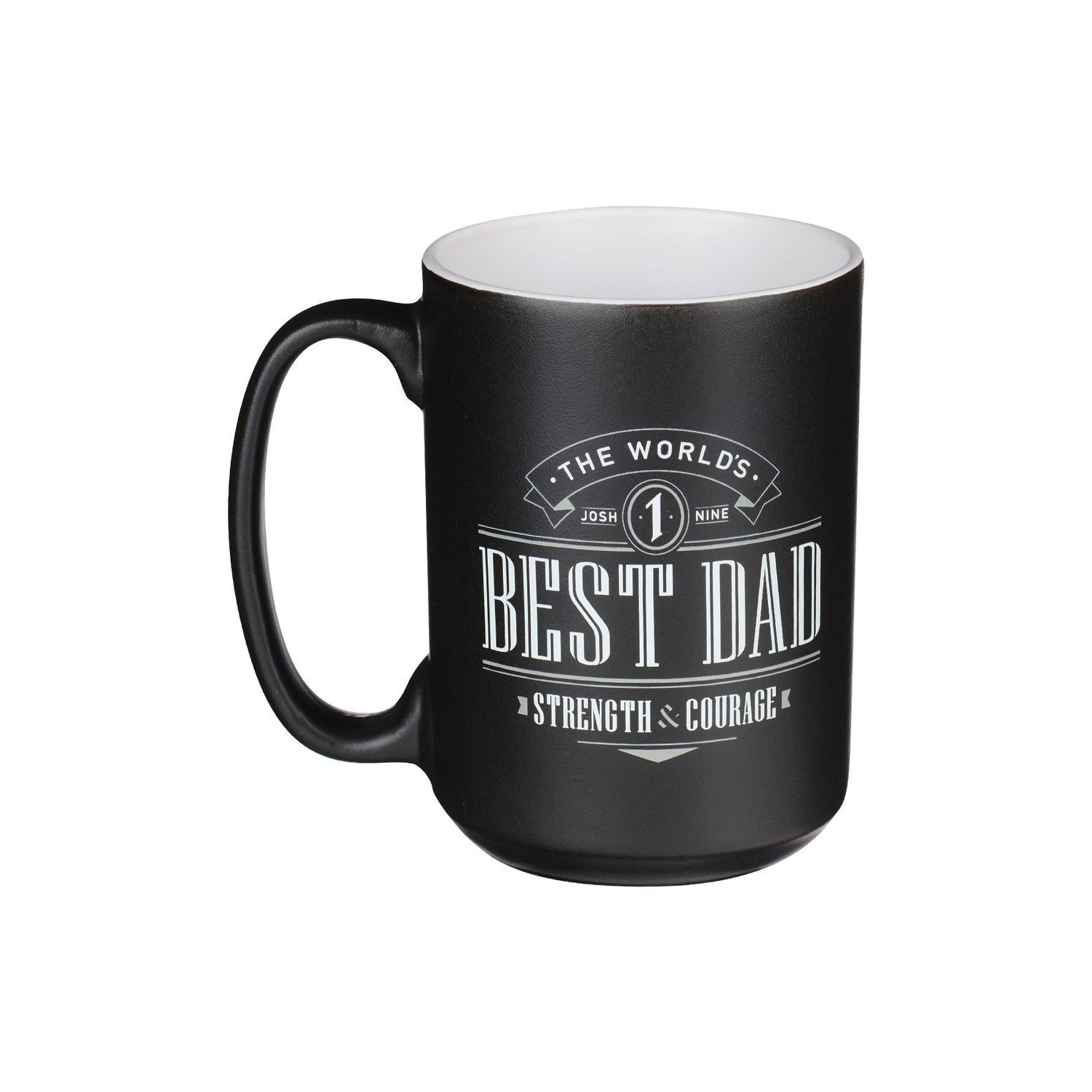 Tasse en céramique Best Dad Joshua 1:9 oz