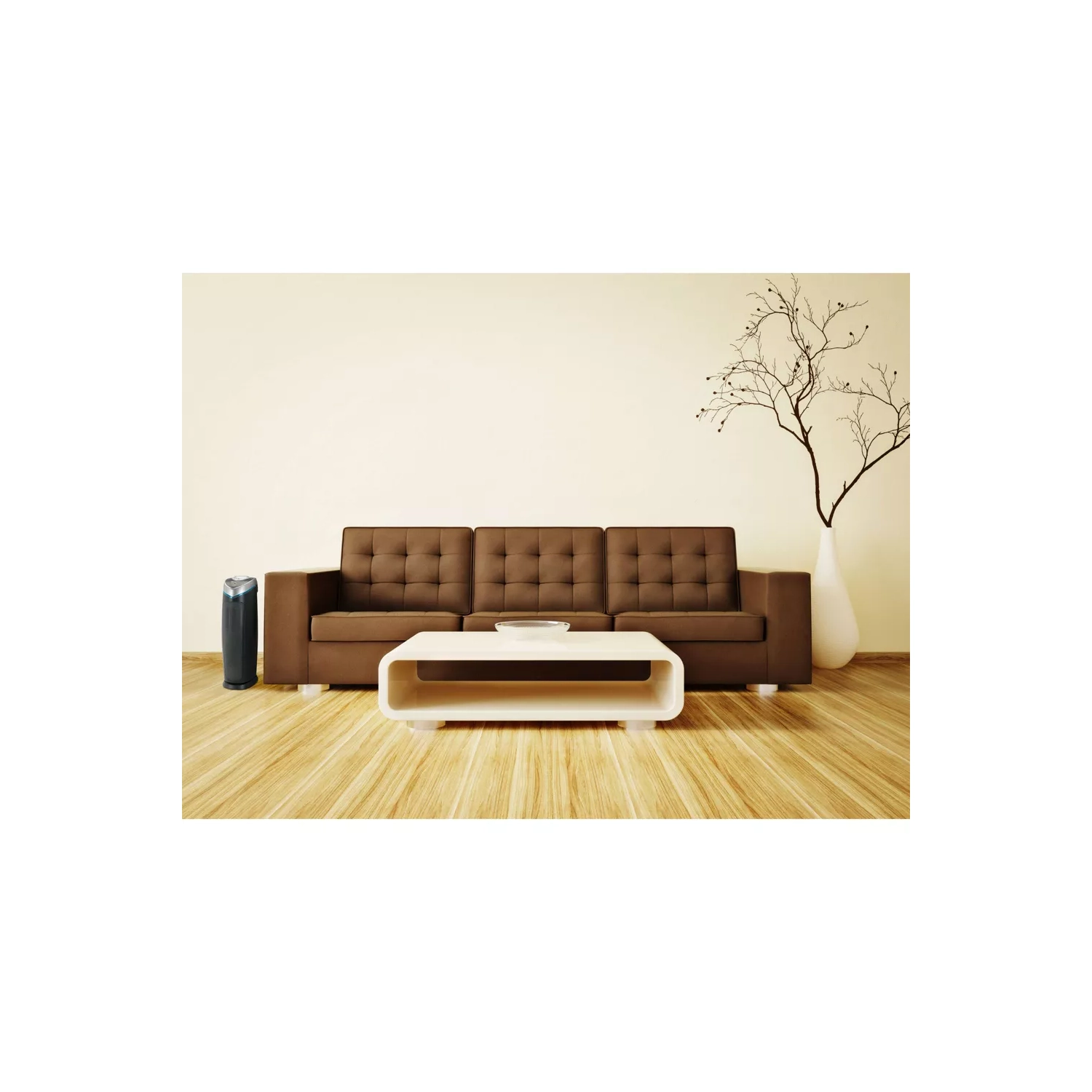 Purificateur d'air de Germ Guardian avec filtre HEPA et noir UVC