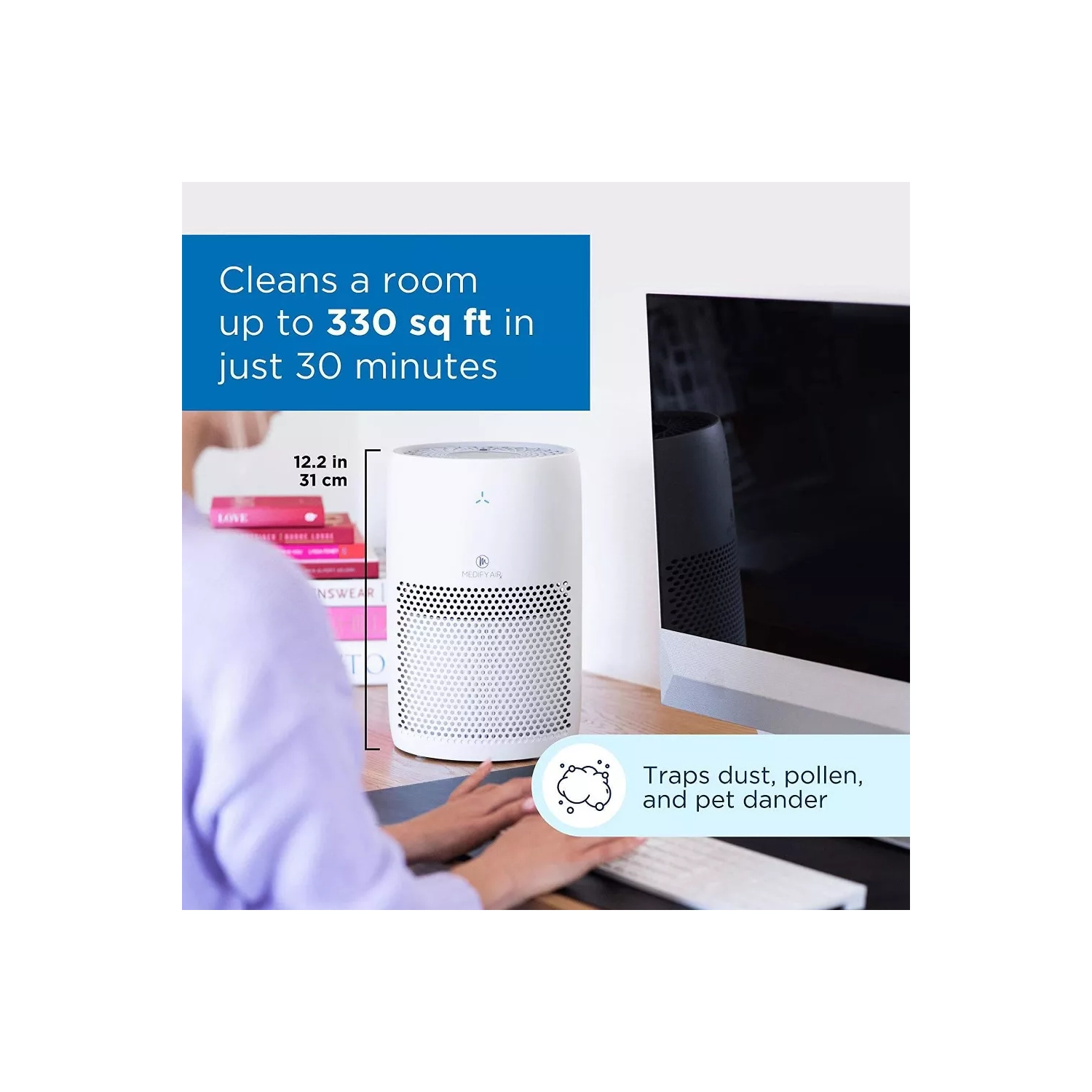 Medify Air Ma-22 Value Pack White With 1 Extra Filter