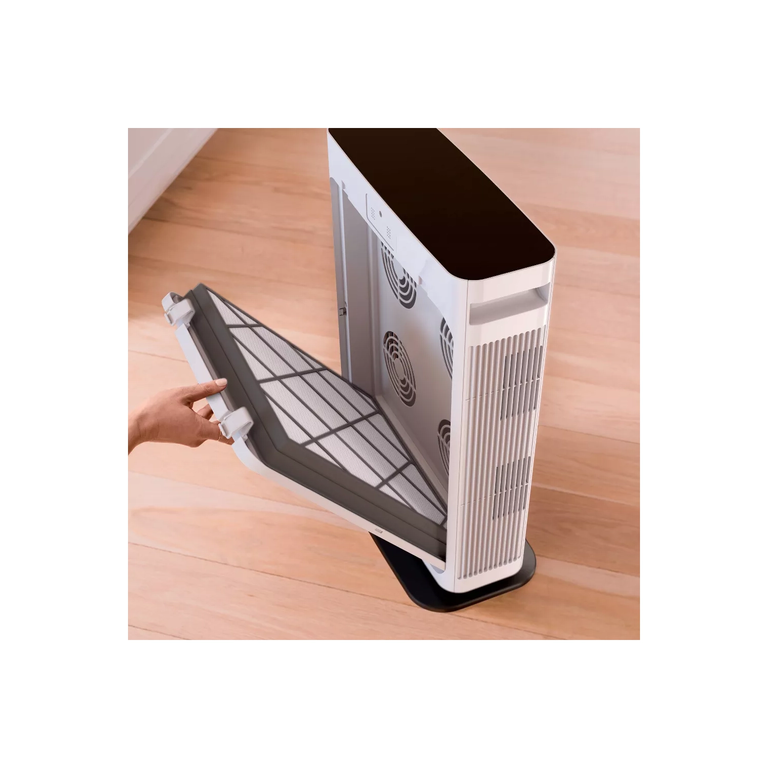 Purificateur d'air 4 de Shark avec filtre HEPA anti-allergène et verrouillage évolué des odeurs - Blanc