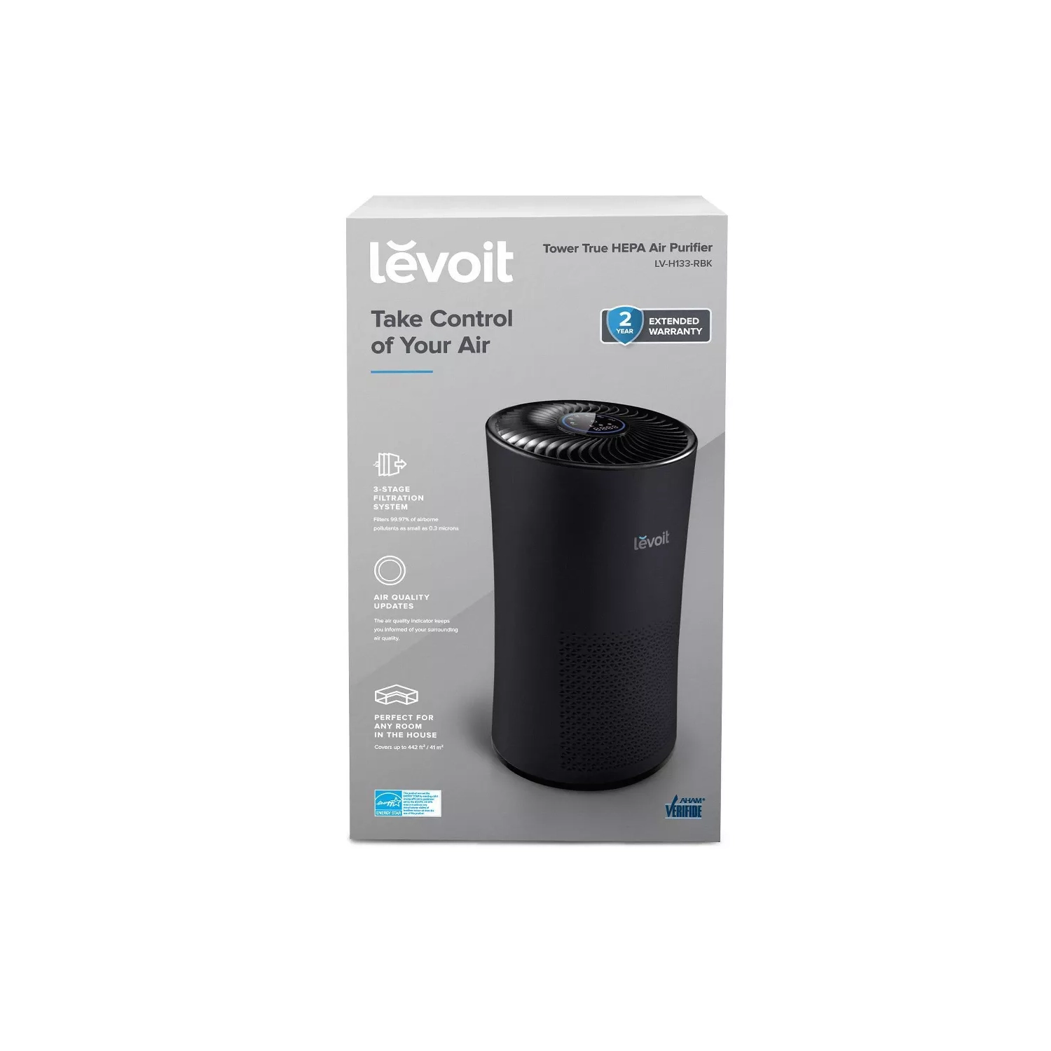 Levoit Metaair True Hepa Air Purifier Black