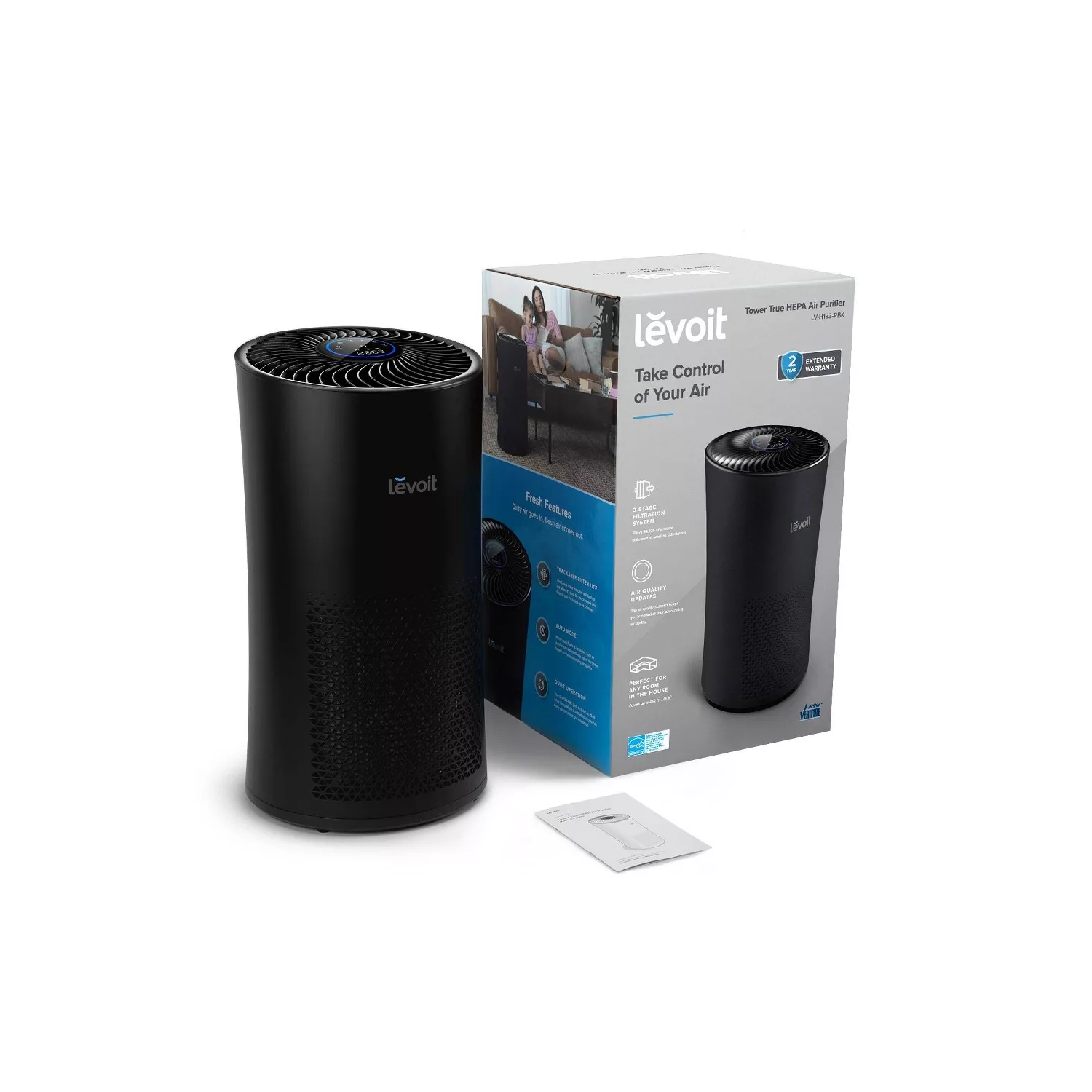 Levoit Metaair True Hepa Air Purifier Black