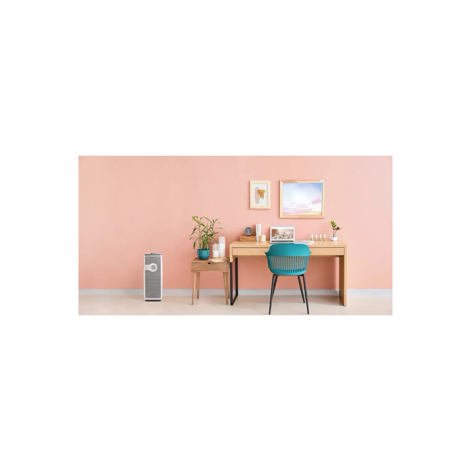 Bionaire Aer1 Mini Tower With True Hepa Filtration Air Purifier White