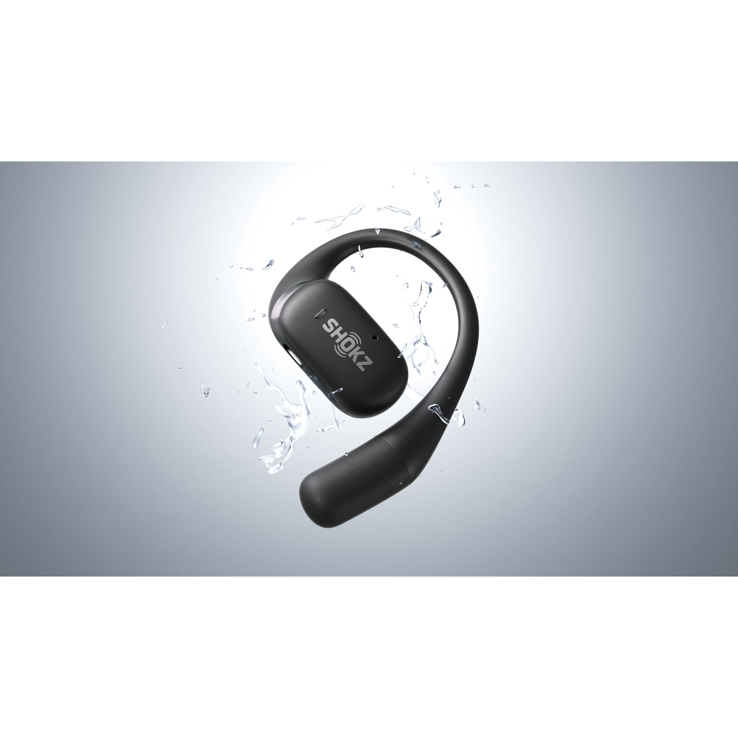 Shokz OpenFit Open-Ear True Wireless Earbuds - Black