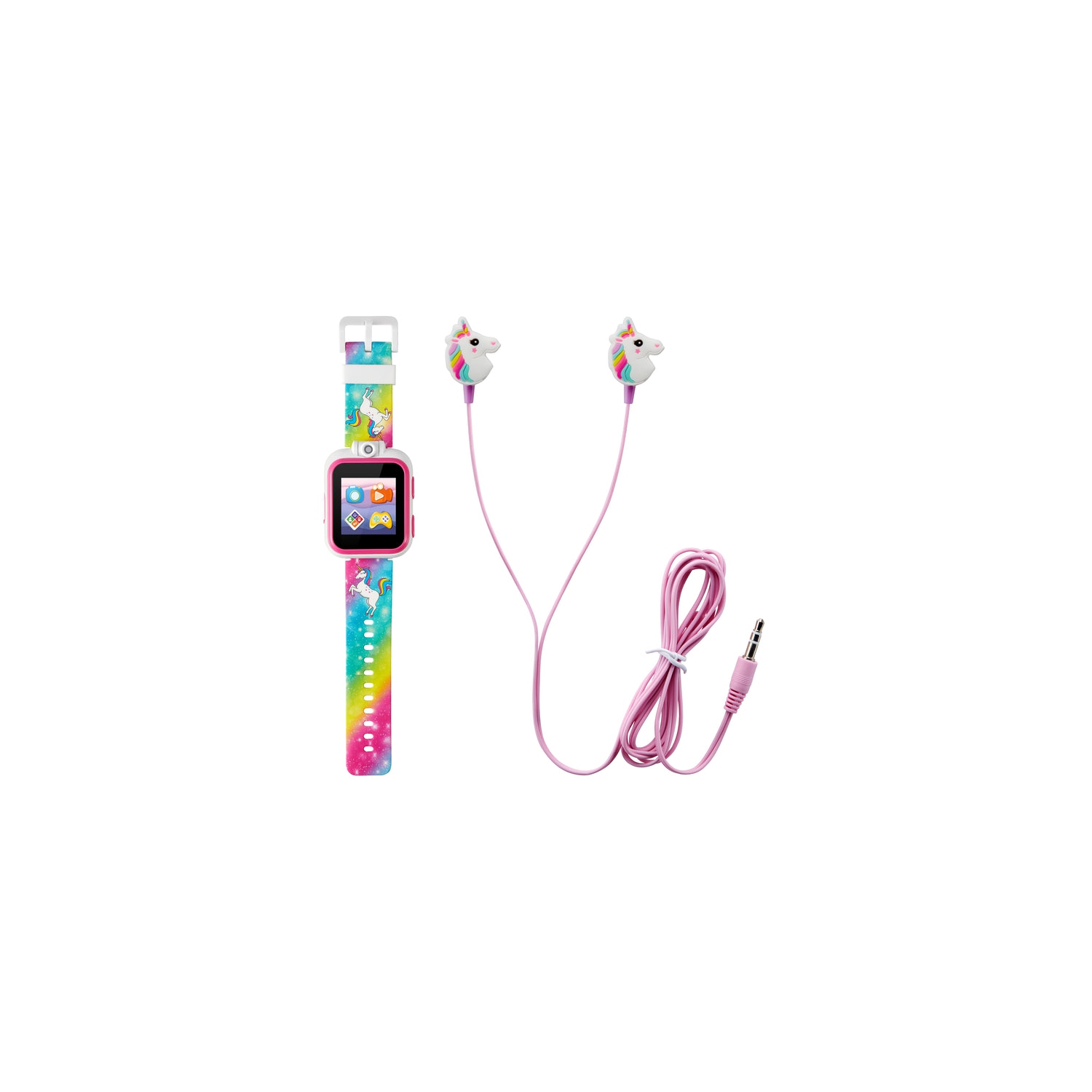 PlayZoom 2 Kids Smartwatch & Earbuds Set: Rainbow Unicorn