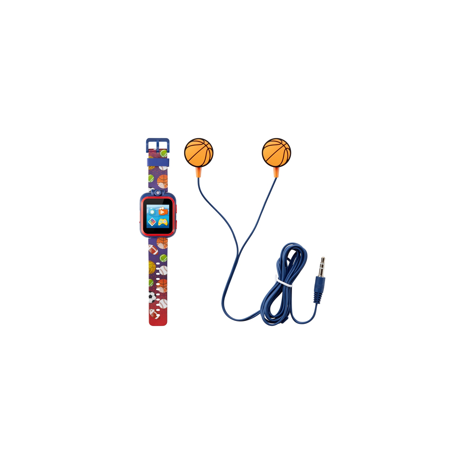 PlayZoom 2 Kids Smartwatch & Earbuds Set: Navy Sports