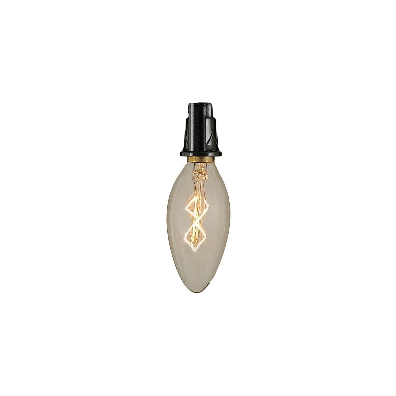 Ampoules de fantaisie rétro à filament, C35 W, base candélabre C7/E12, 40 W, 1, 3, Ou paquet de 15