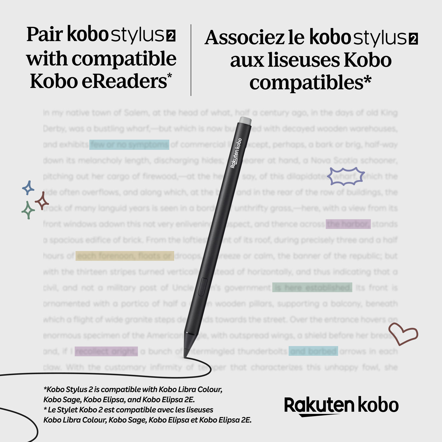 Kobo Stylus 2 for Kobo Sage & Kobo Libra Colour