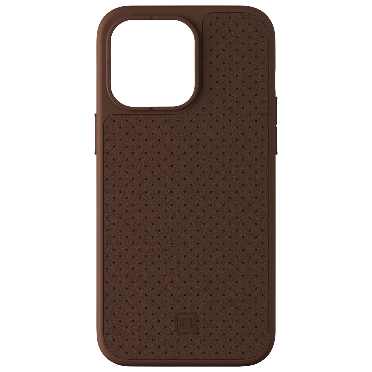 Incipio Cru Leather Fitted Hard Shell Case with MagSafe for iPhone 15 Pro Max - Brown - Only at Best Buy
