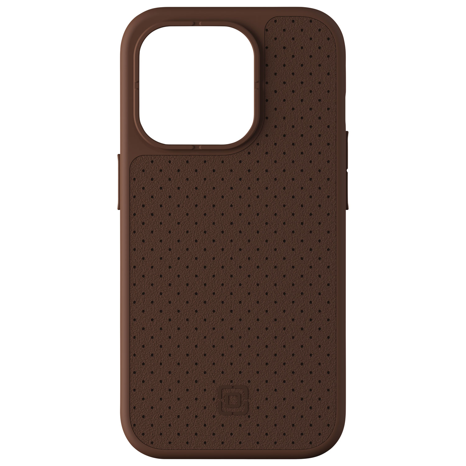 Incipio Cru Leather Fitted Hard Shell Case with MagSafe for iPhone 15 Pro - Brown - Only at Best Buy