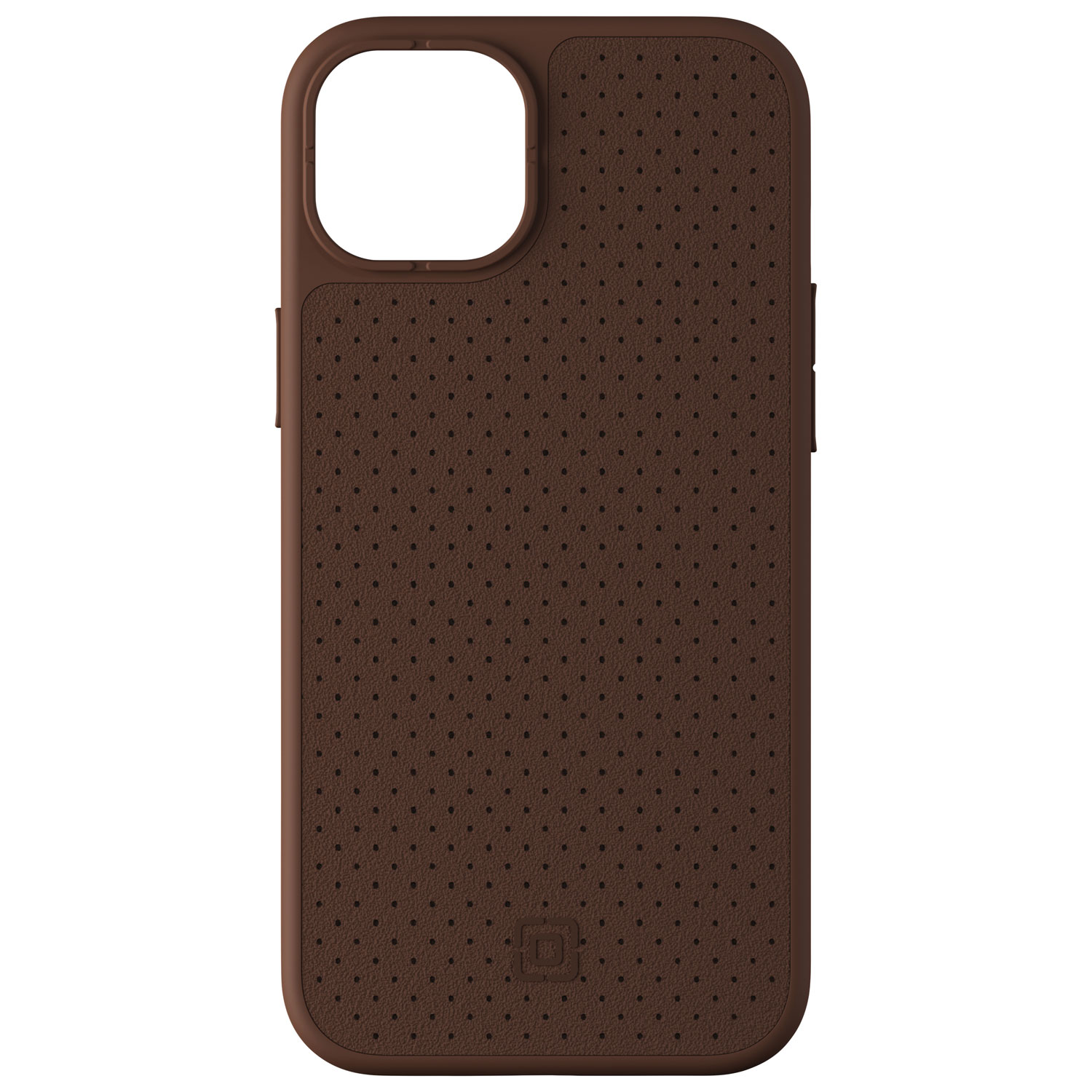 Incipio Cru Leather Fitted Hard Shell Case with MagSafe for iPhone 15 Plus - Brown - Only at Best Buy