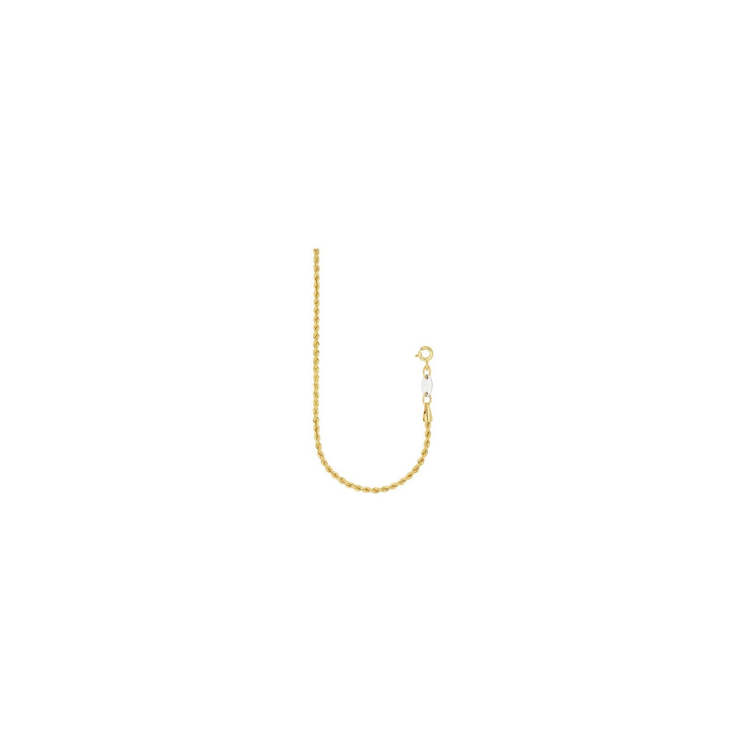 16" 10K Yellow Gold Singapore Chain