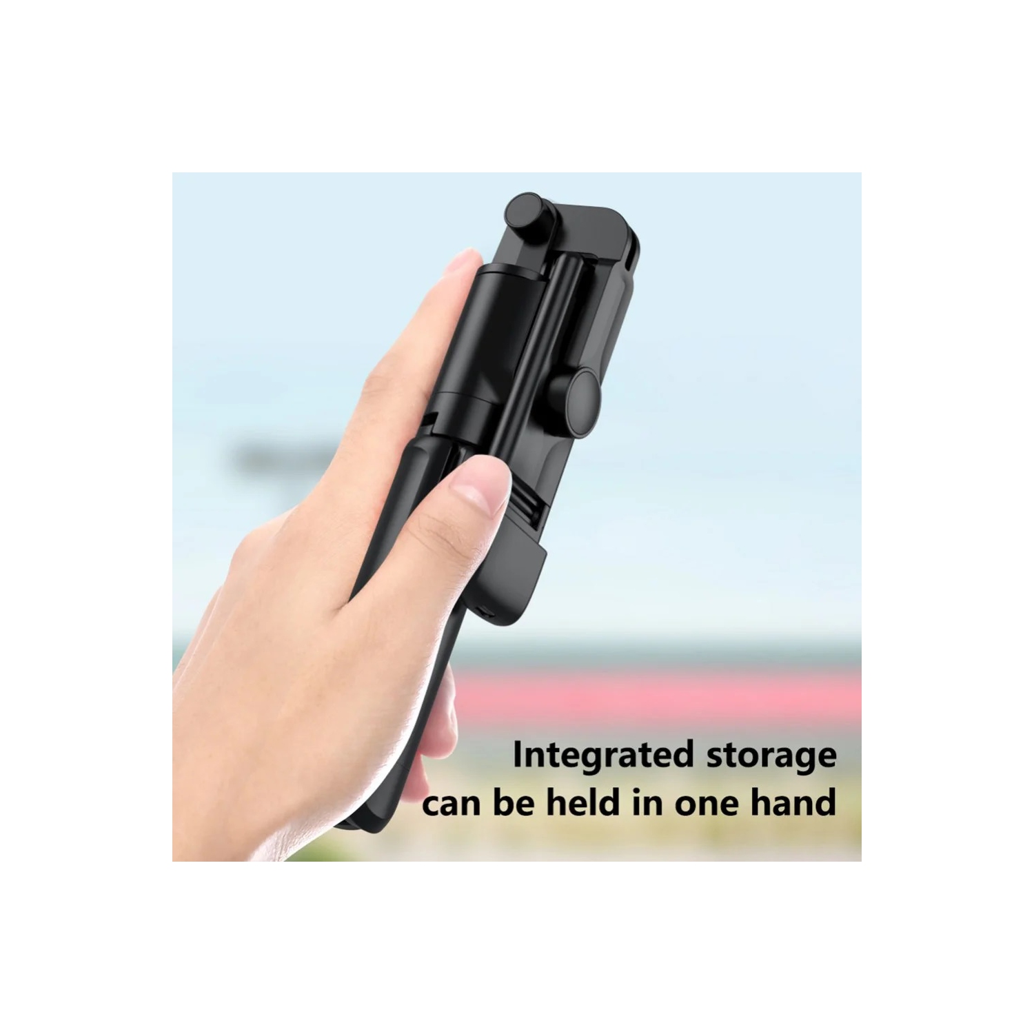 3-in-1 Selfie Stick Tripod with Rechargeable Fill Light & Wireless Remote – 360° Rotation, 10m Range, Foldable & Portable Stand for