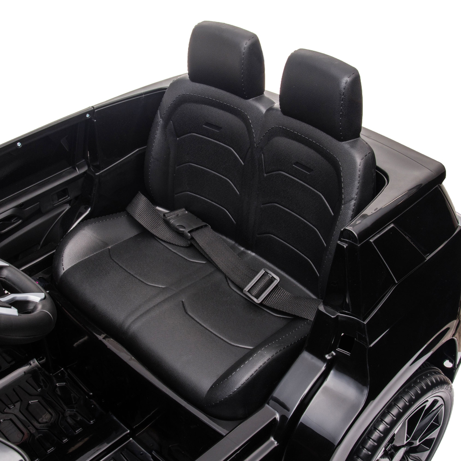 Aosom Licensed Chevrolet Tahoe Kids Ride on Car, 12V 7AH Toddler Electric Car with Parent Remote Control, 3 Speeds, Spring Suspension, LED Light,