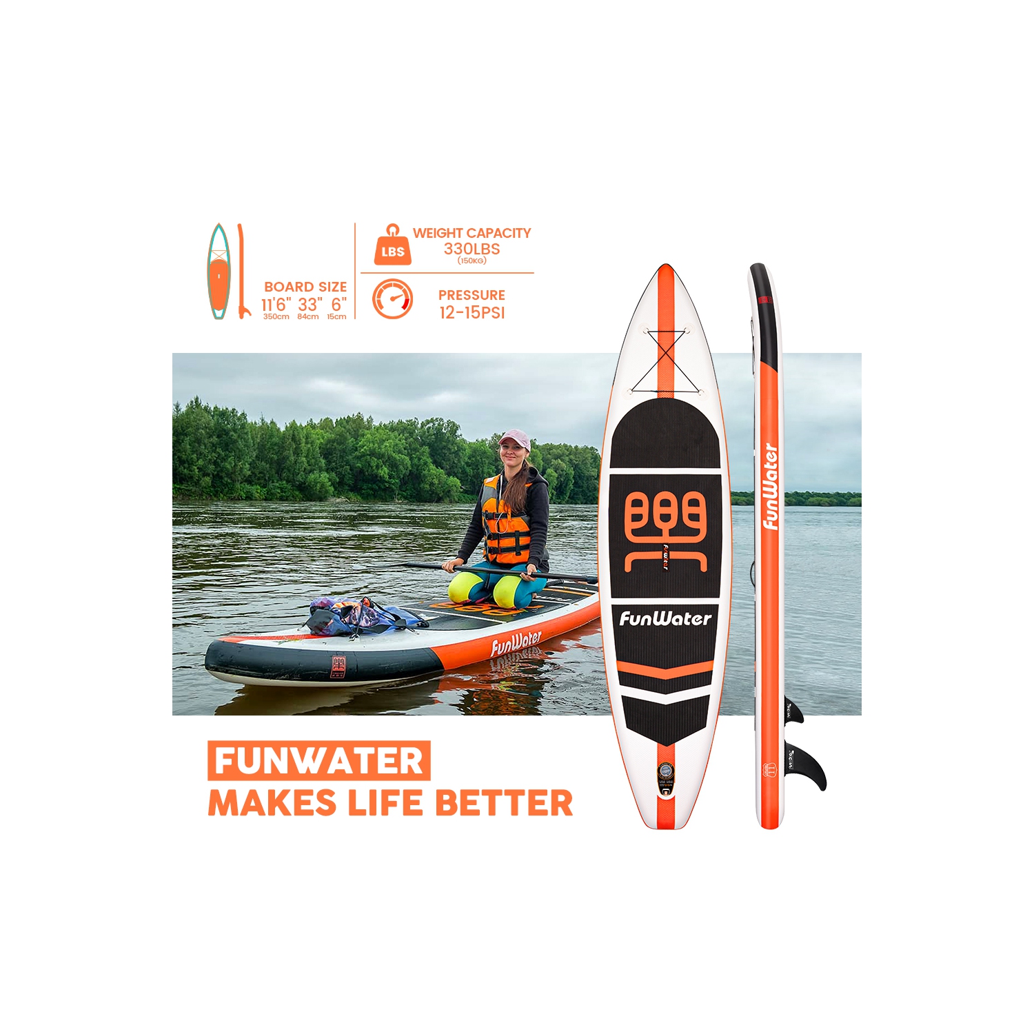  AQUAGLIDE Inflatable Stand Up Paddle Board with Premium SUP  Accessories - Backpack, 3-Piece Wayfinder Leverlock Paddle, Fin, Leash, and  Hand Pump - Cascade 11' ISUP, Multicolor, 40.15748031496063 : Sports &  Outdoors