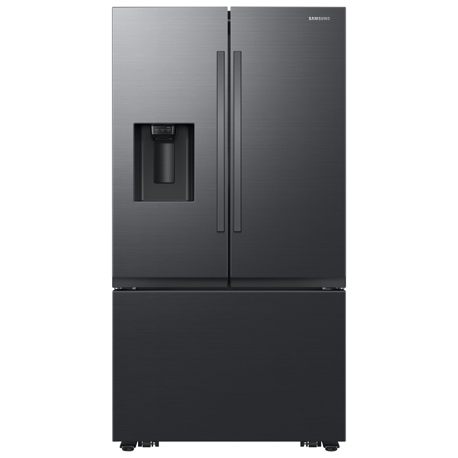 Samsung 36" 30.5 Cu. Ft. French Door Refrigerator w/ Water & Ice Dispenser(RF32CG5400MTAA) - Black Stainless