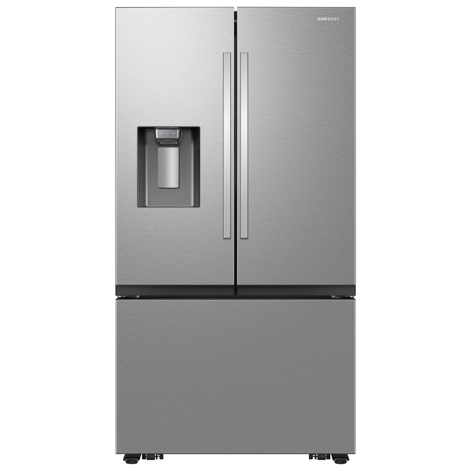 Samsung 36" 25.5 Cu. Ft. French Door Counter Depth Refrigerator w/ Water & Ice Dispenser (RF27CG5400SRAA) - Stainless Steel
