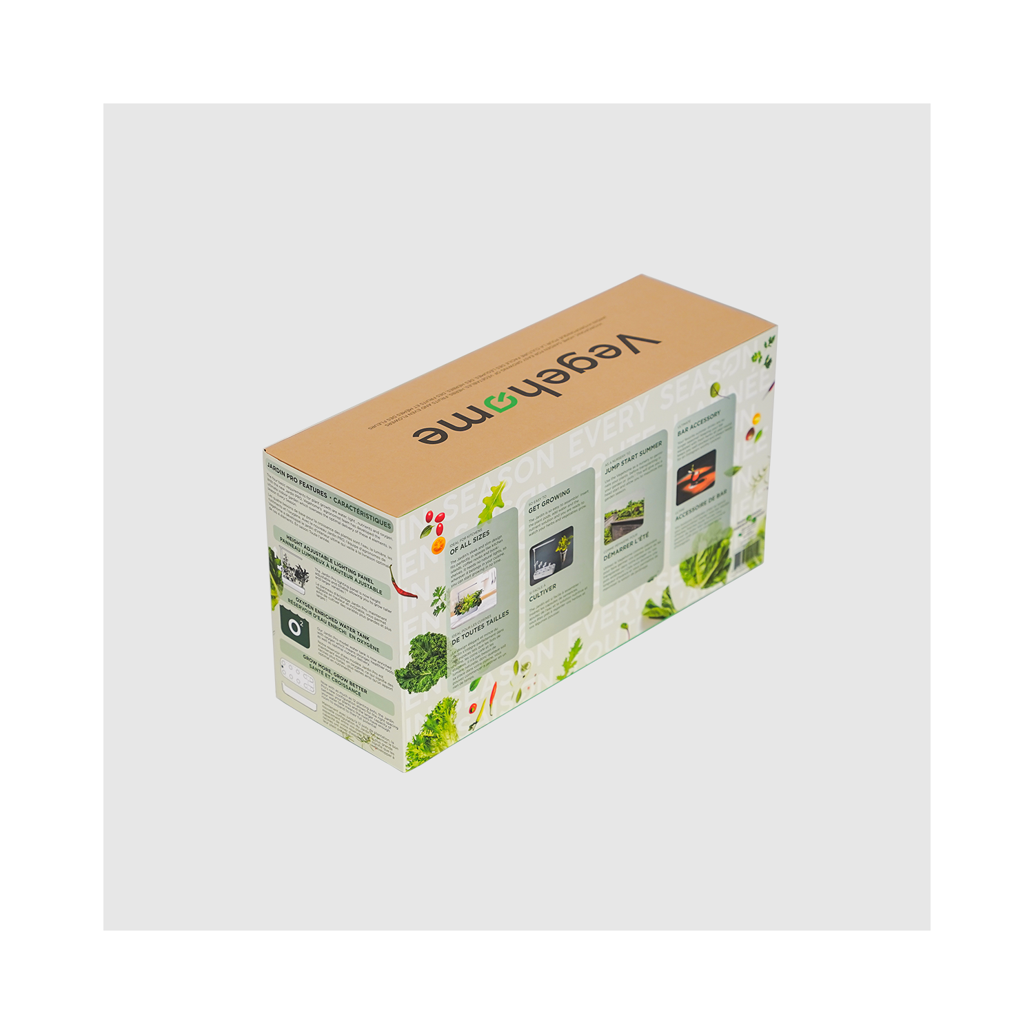 Jardin d'intérieur hydroponique Vegehome jardin Pro avec trousse de démarrage de 12 capsules