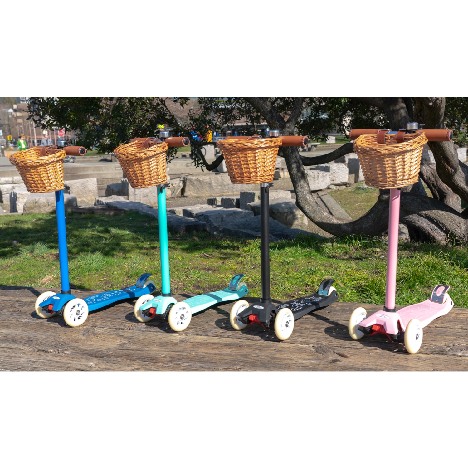 Spoke&Pedal Boulevard 3-Wheeled Toddler Scooter - Blue