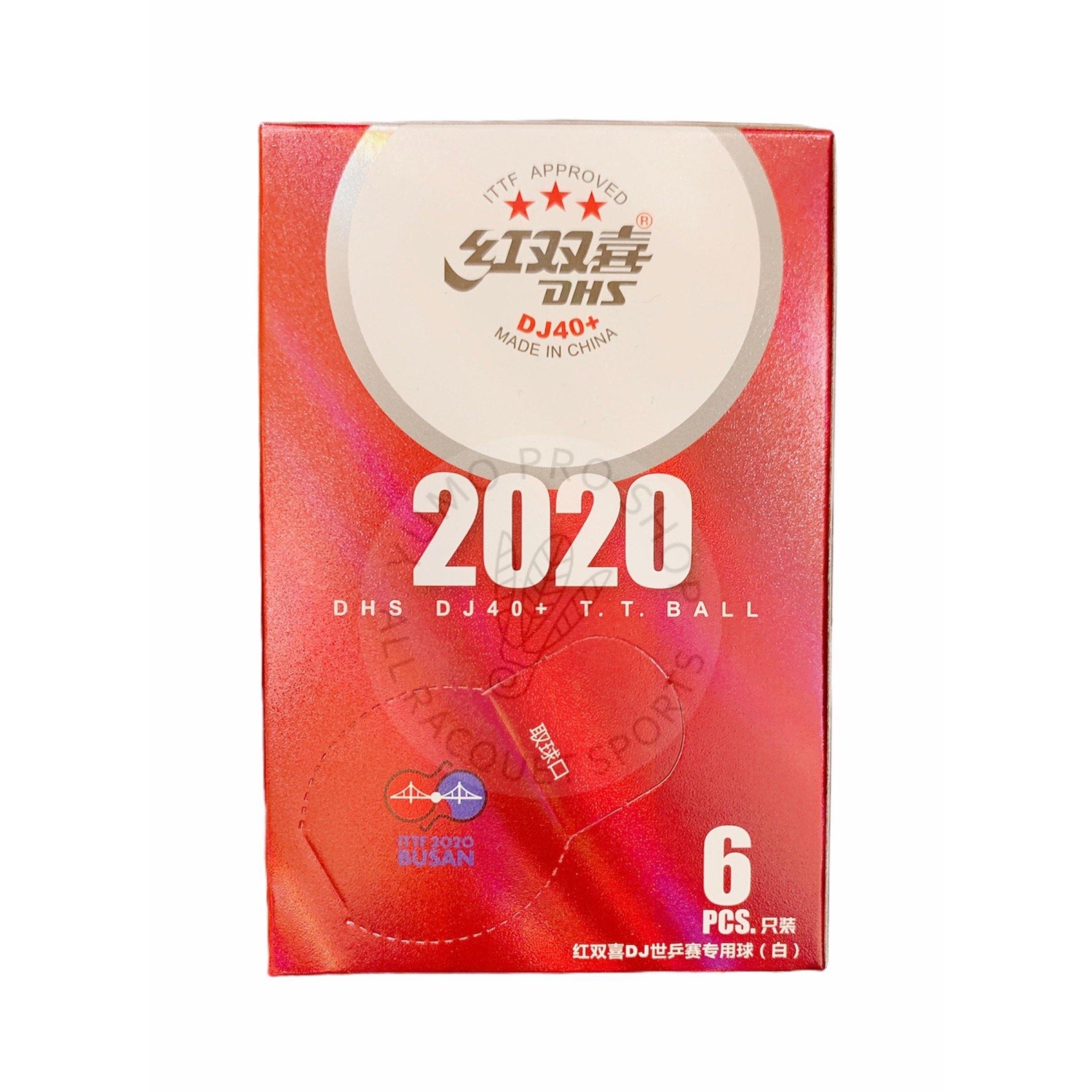 DHS DJ40+ 3 étoile ITTF 2020 BUSAN World T.T. Ball [Blanc]