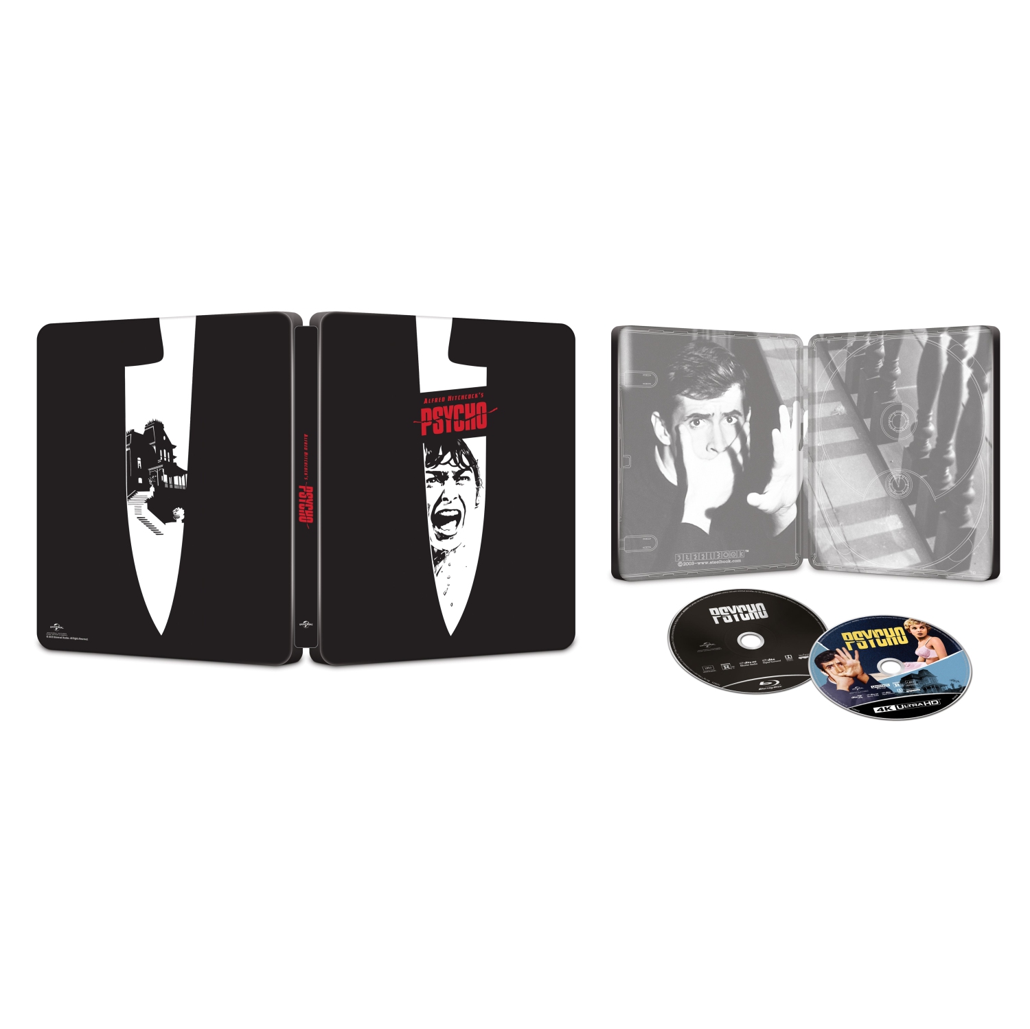 Psycho [SteelBook] [60th Anniversary] [4K Ultra HD Blu-ray] [Only @ Best Buy]