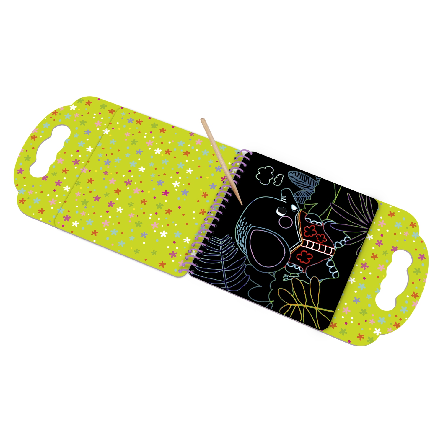 TOOKYLAND Scratch Art Pad Toys - Party Favors and Paper Crafts, For Kids 3 Year Old +