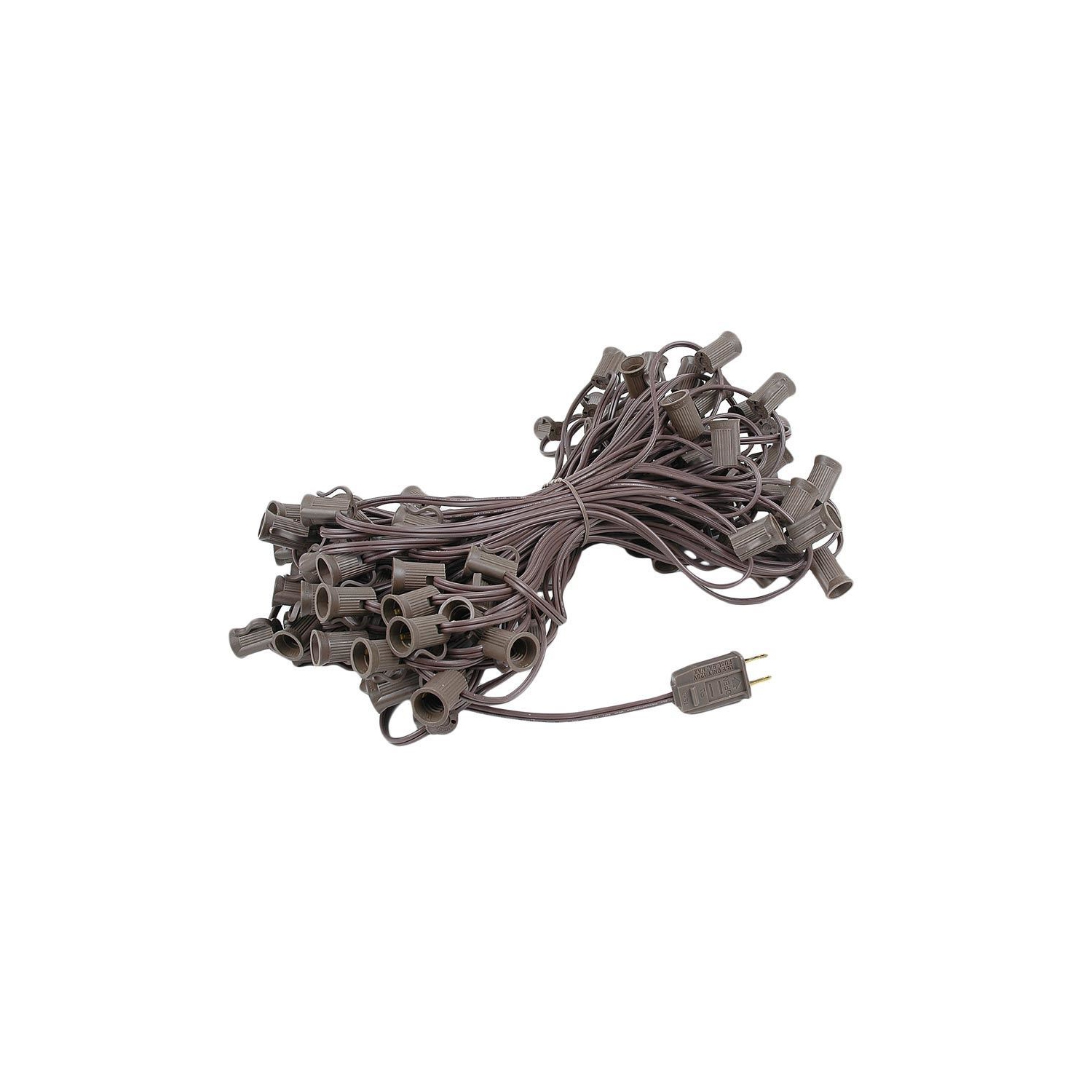 G40 Patio String Lights with 125 Clear Globe Bulbs – Outdoor String Lights – Market Bistro Café Hanging String Lights – Patio Garden Umbrella Globe