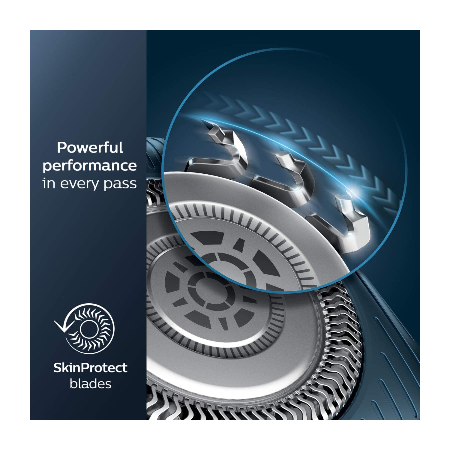 Rasoir électrique avec ou sans mousse rechargeable Norelco 7700 de Philips avec technologie SenseIQ, Quick Clean Pod, socle de recharge et tondeuse