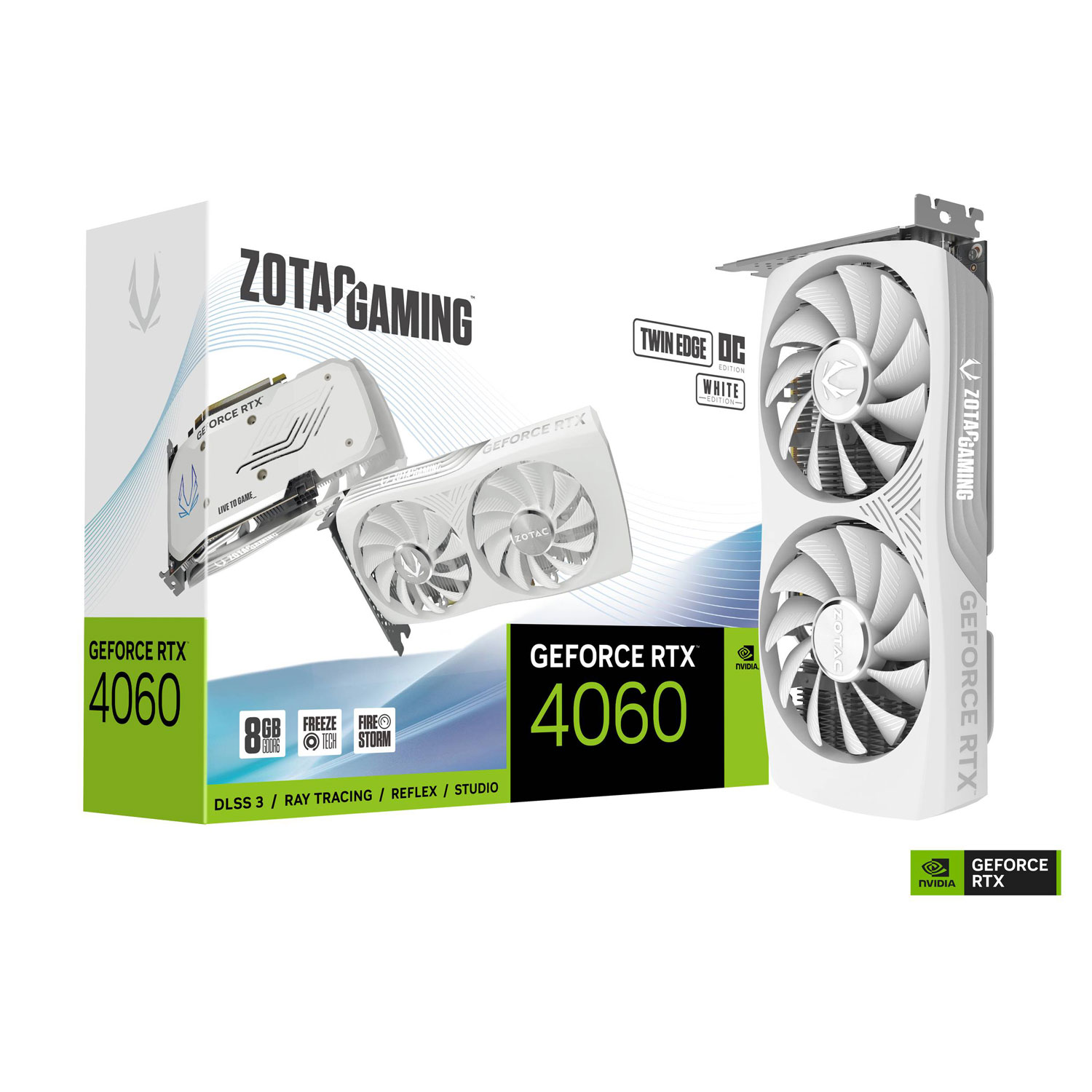 ZOTAC Gaming NVIDIA GeForce RTX4060 8GB GDDR6 Video Card