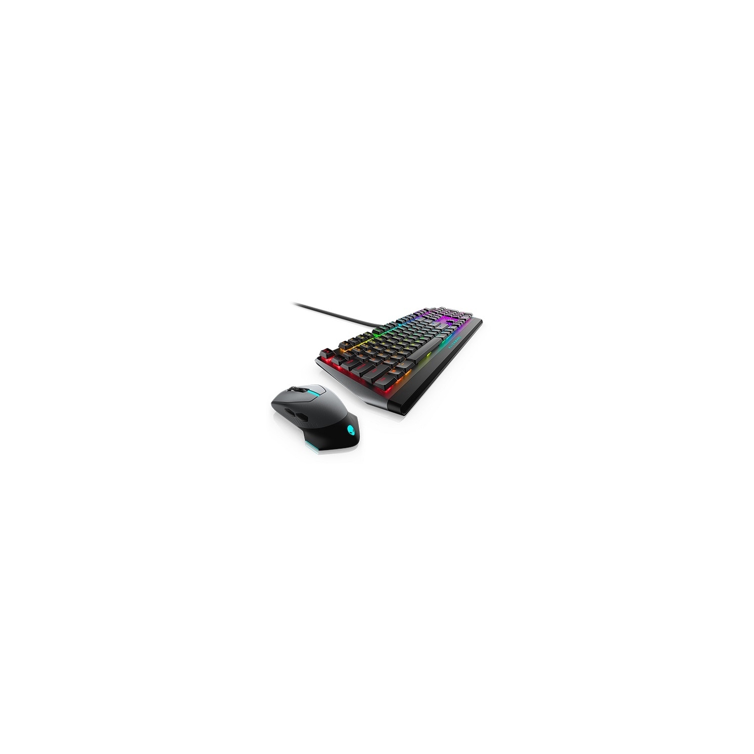 Alienware Mechanical Backlit Gaming Keyboard & Wired Gaming Mouse - AW510K & AW610M