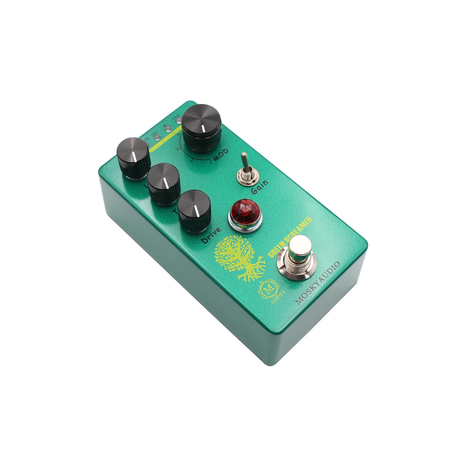 Mosky Booster Overdrive Guitar Effect Pedal T8 T9 Circuit SD1 M Tone Level