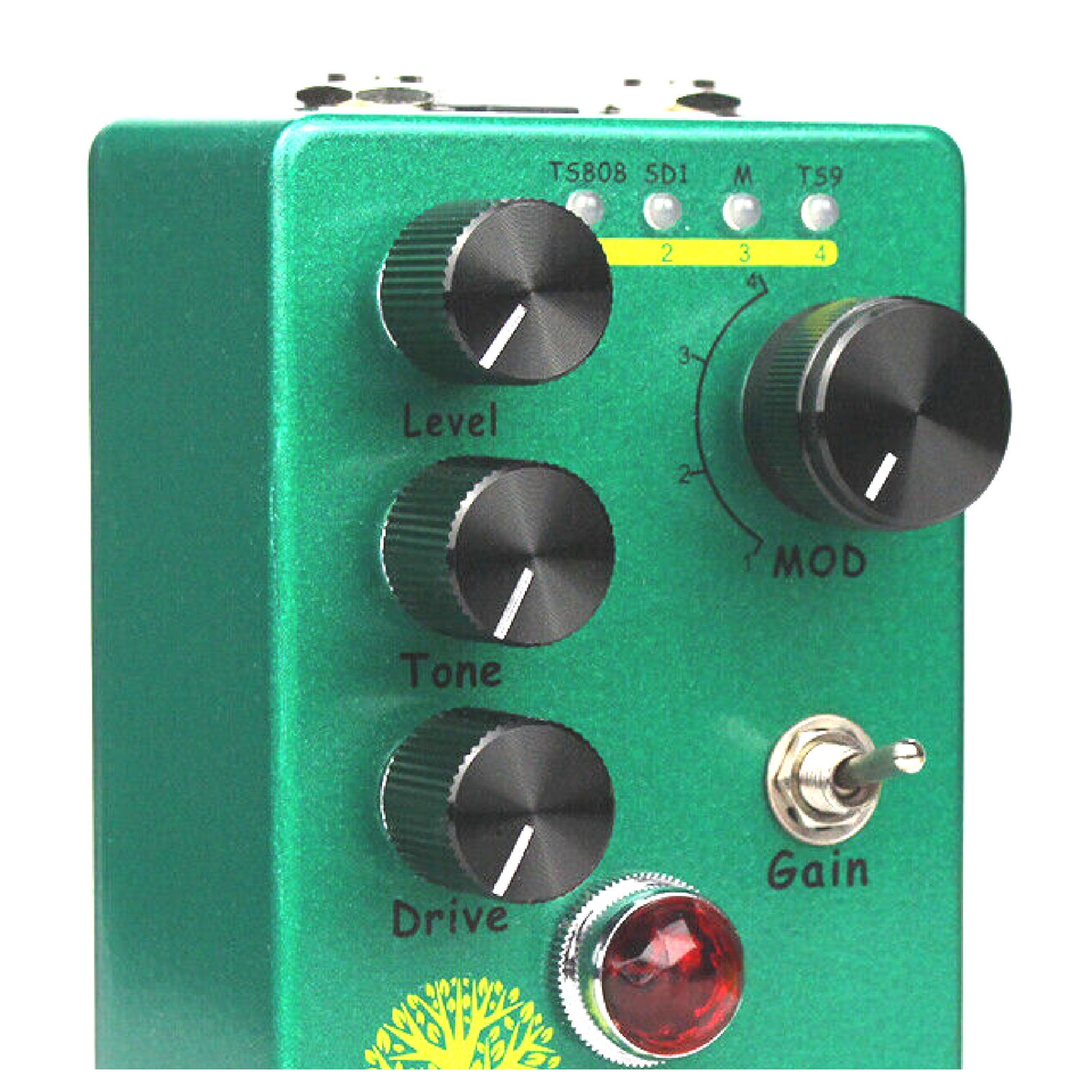 Mosky Booster Overdrive Guitar Effect Pedal T8 T9 Circuit SD1 M Tone Level